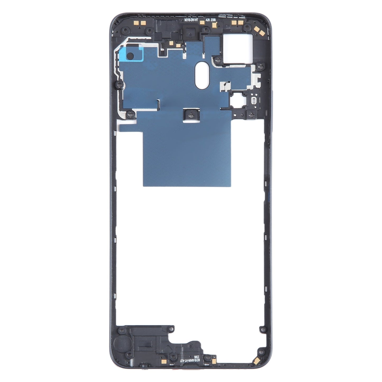 For Realme C55 Original Middle Frame Bezel Plate (Black)