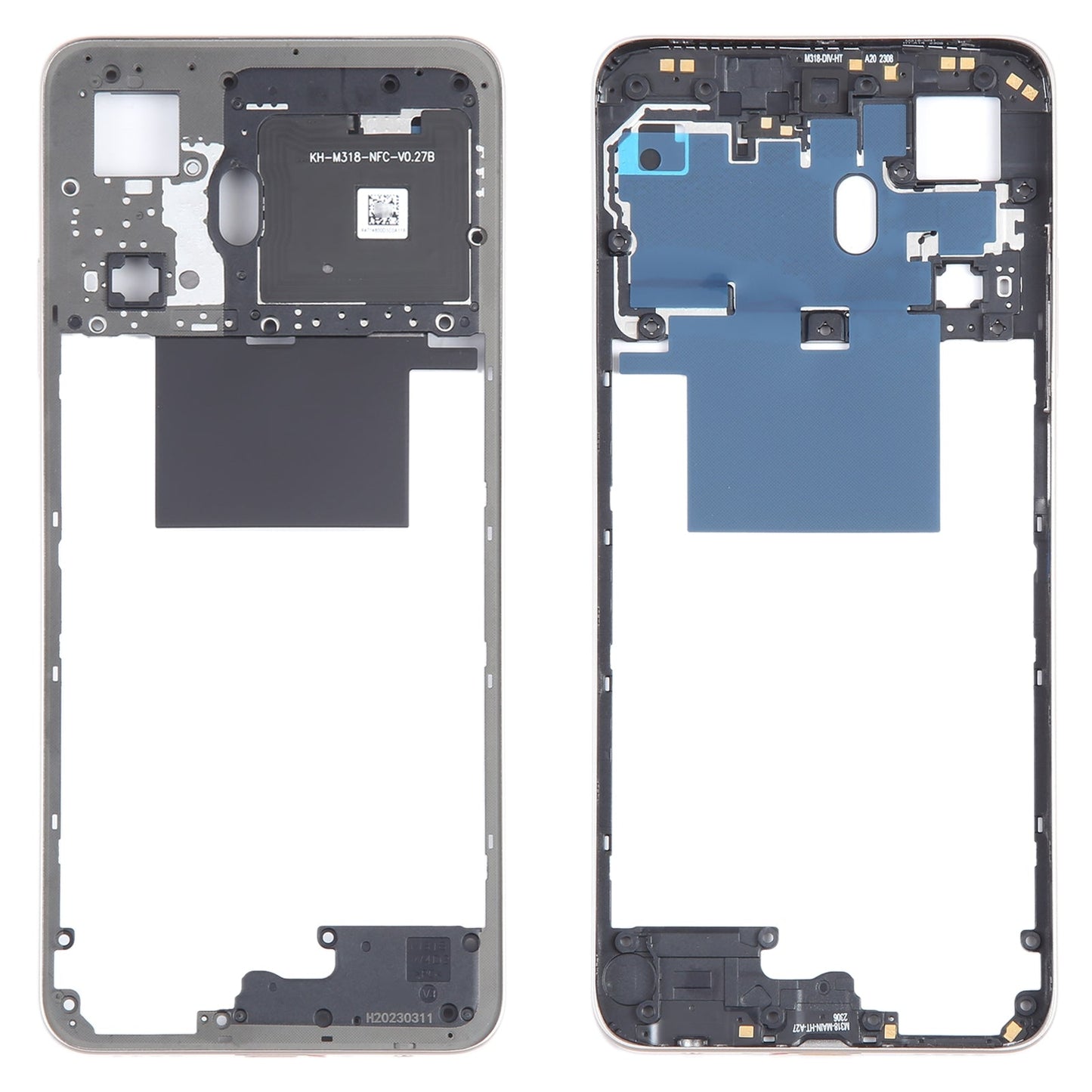 For Realme C55 Original Middle Frame Bezel Plate (Gold)