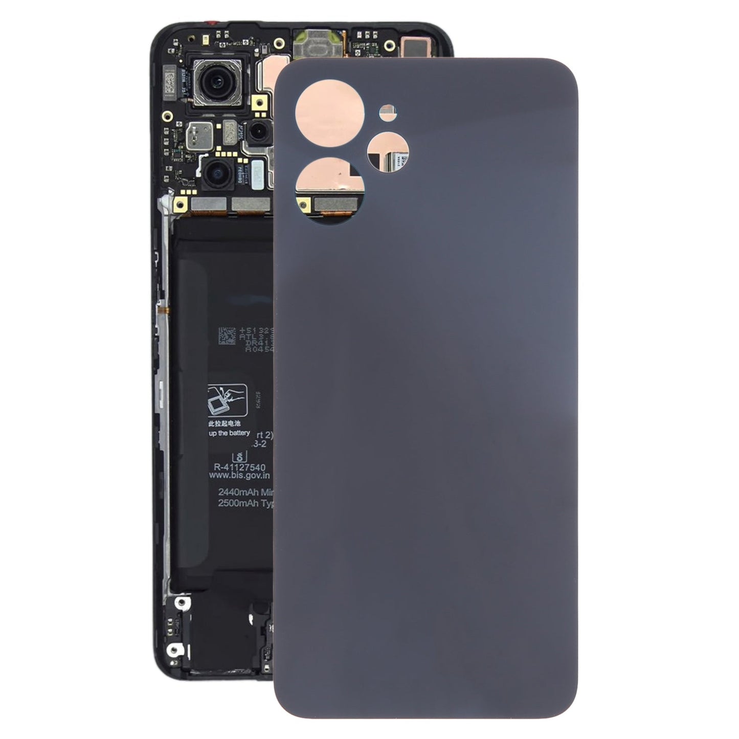 For Realme 9i 5G Original Battery Back Cover(Black)