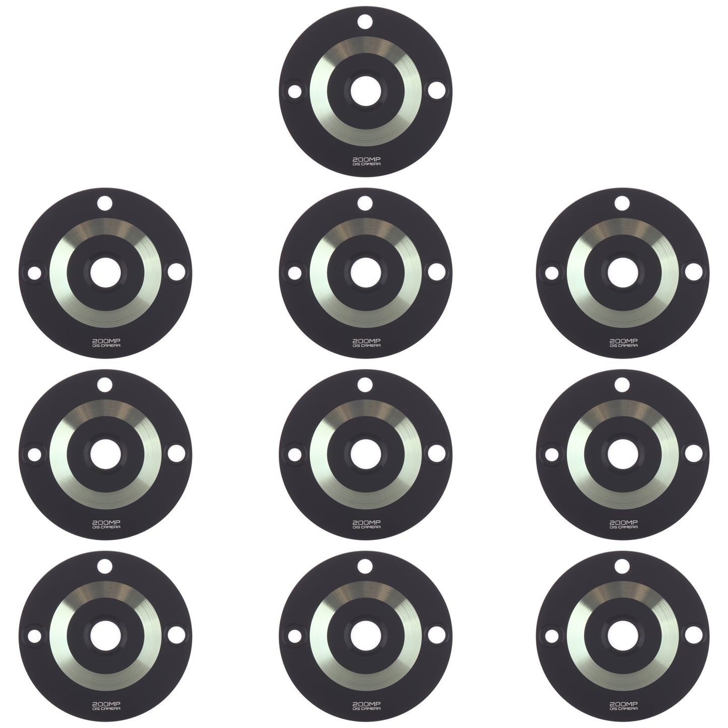 10 PCS Back Camera Lens for Realme 11 Pro+ (Green)