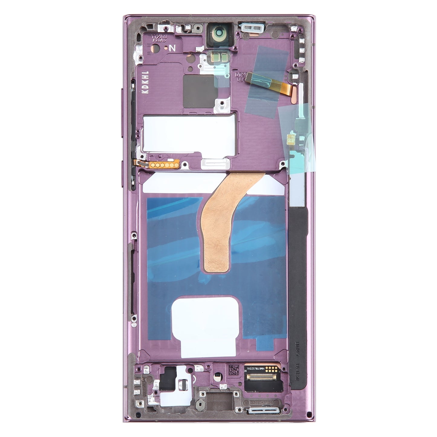 For Samsung Galaxy S22 Ultra 5G SM-S908B EU Edition 6.78 inch OLED  LCD Screen Digitizer Full Assembly with Frame (Purple)