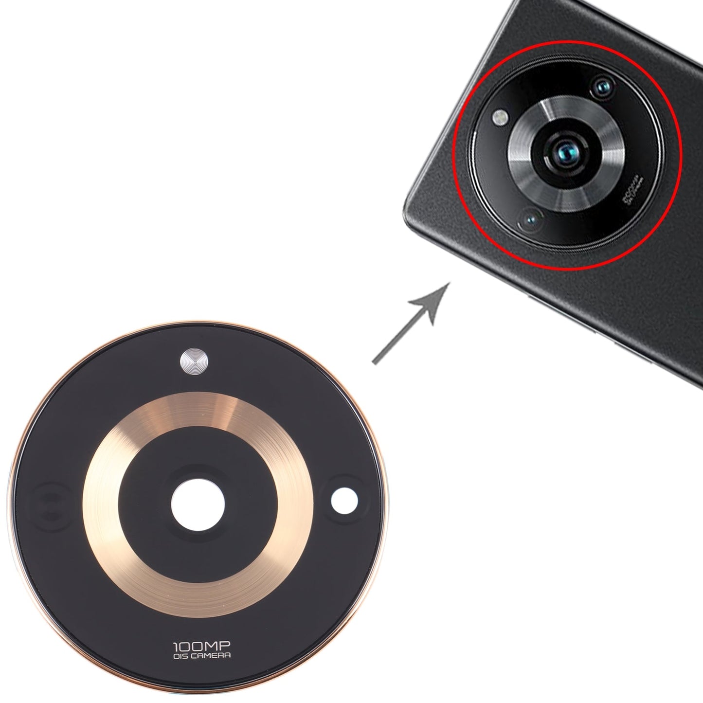 For Realme 11 Pro Original Camera Lens Cover (Gold)