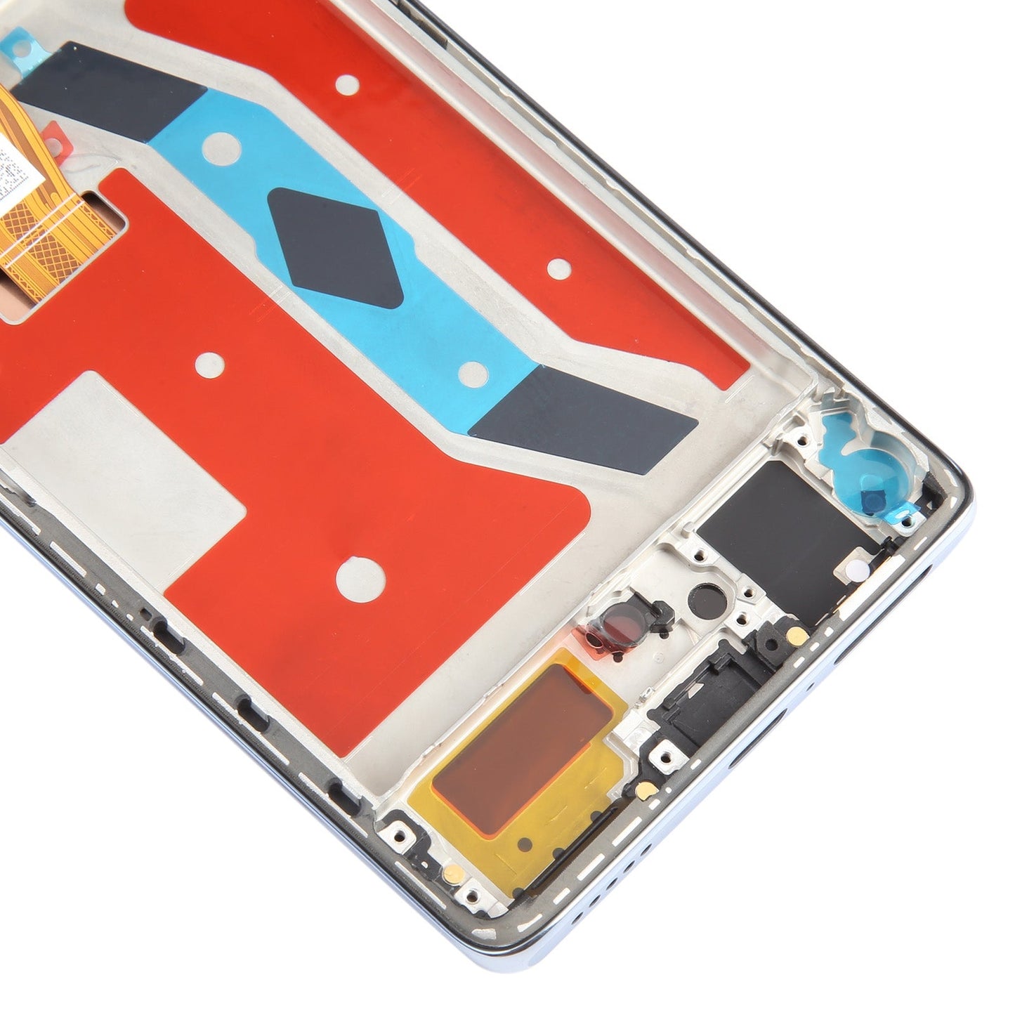 For Honor X9A Original LCD Screen Digitizer Full Assembly with Frame (Silver)