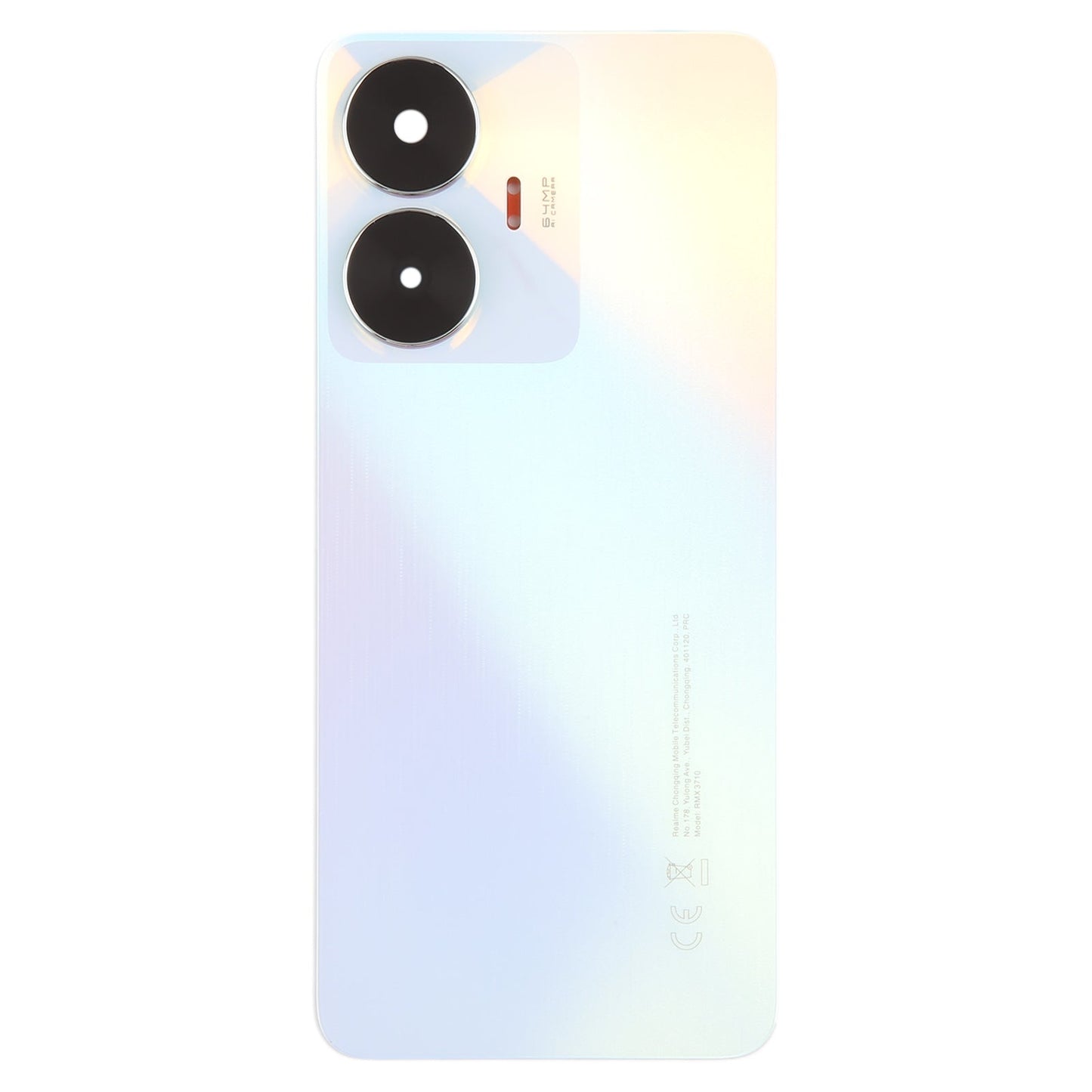 For Realme C55 Original Battery Back Cover with Camera Lens Cover(Gold)