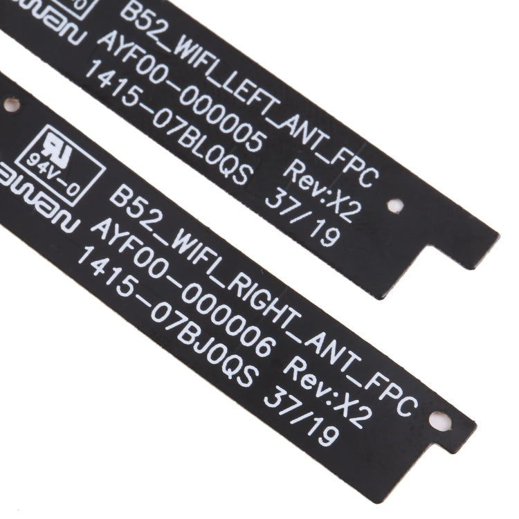 For Microsoft Surface Pro 7 1 Pair WIFI Signal Antenna Flex Cable Plastic Frame