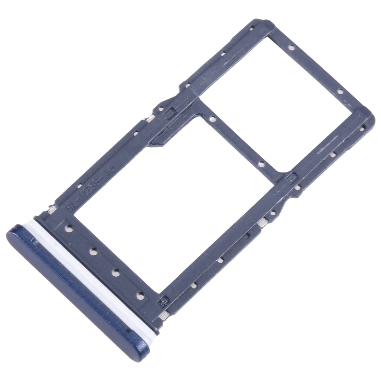 For Motorola Moto G Play 2021 SIM Card Tray + Micro SD Card Tray (Blue)