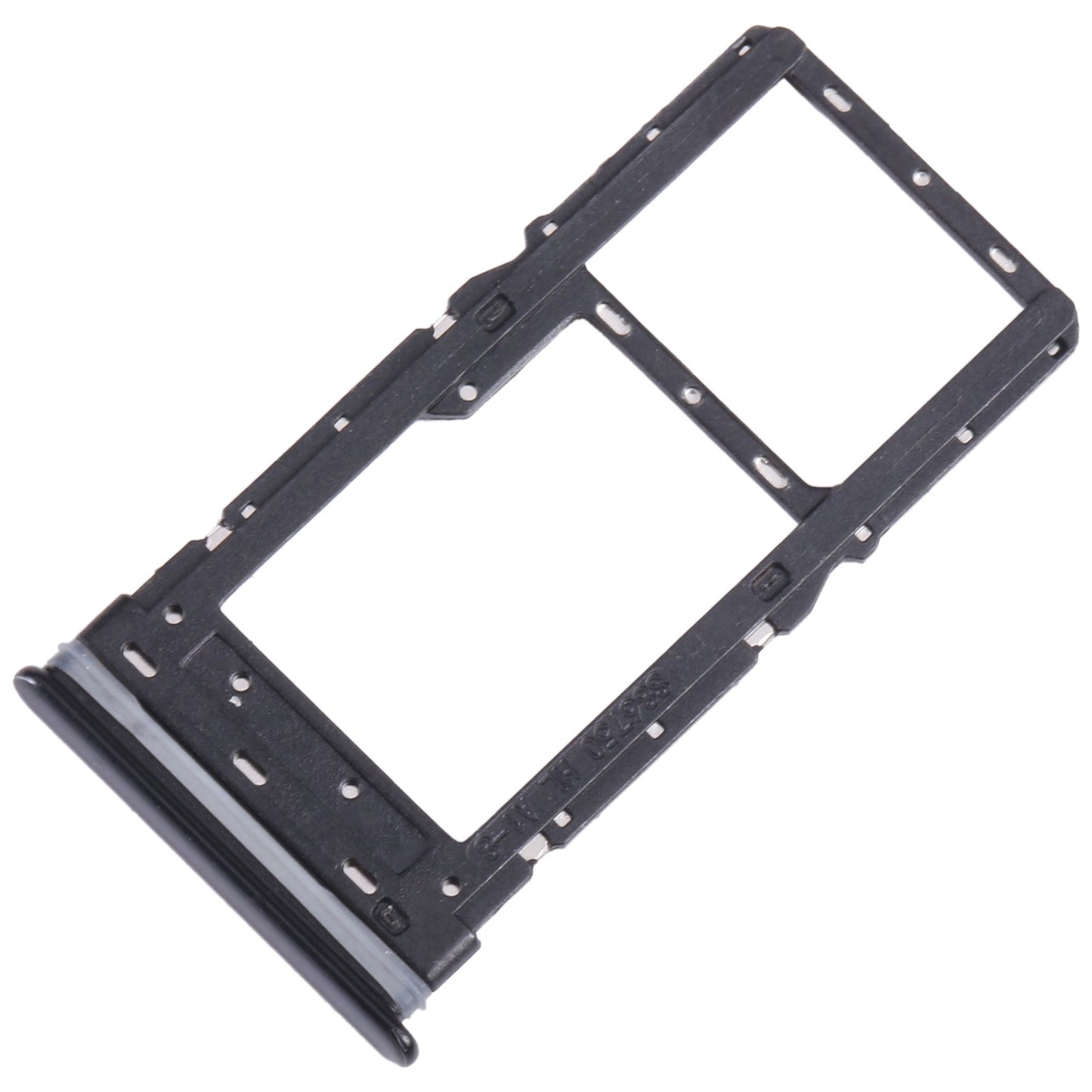 For Motorola Moto G Stylus 2021 SIM Card Tray + Micro SD Card Tray (Black)