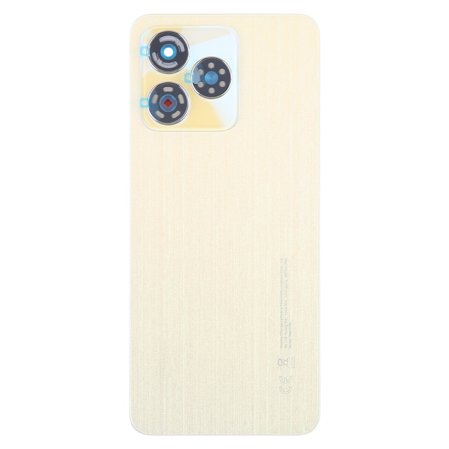 For Realme C53 Original Battery Back Cover with Camera Lens Cover(Gold)