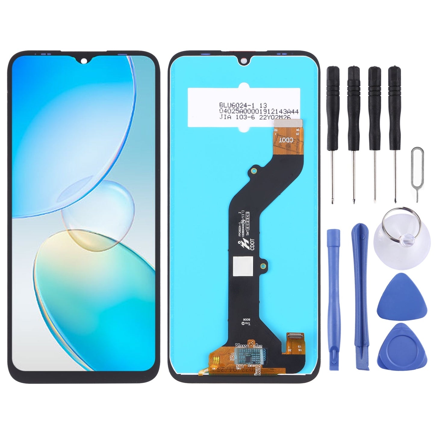 LCD Screen and Digitizer Full Assembly for Infinix Hot 20i