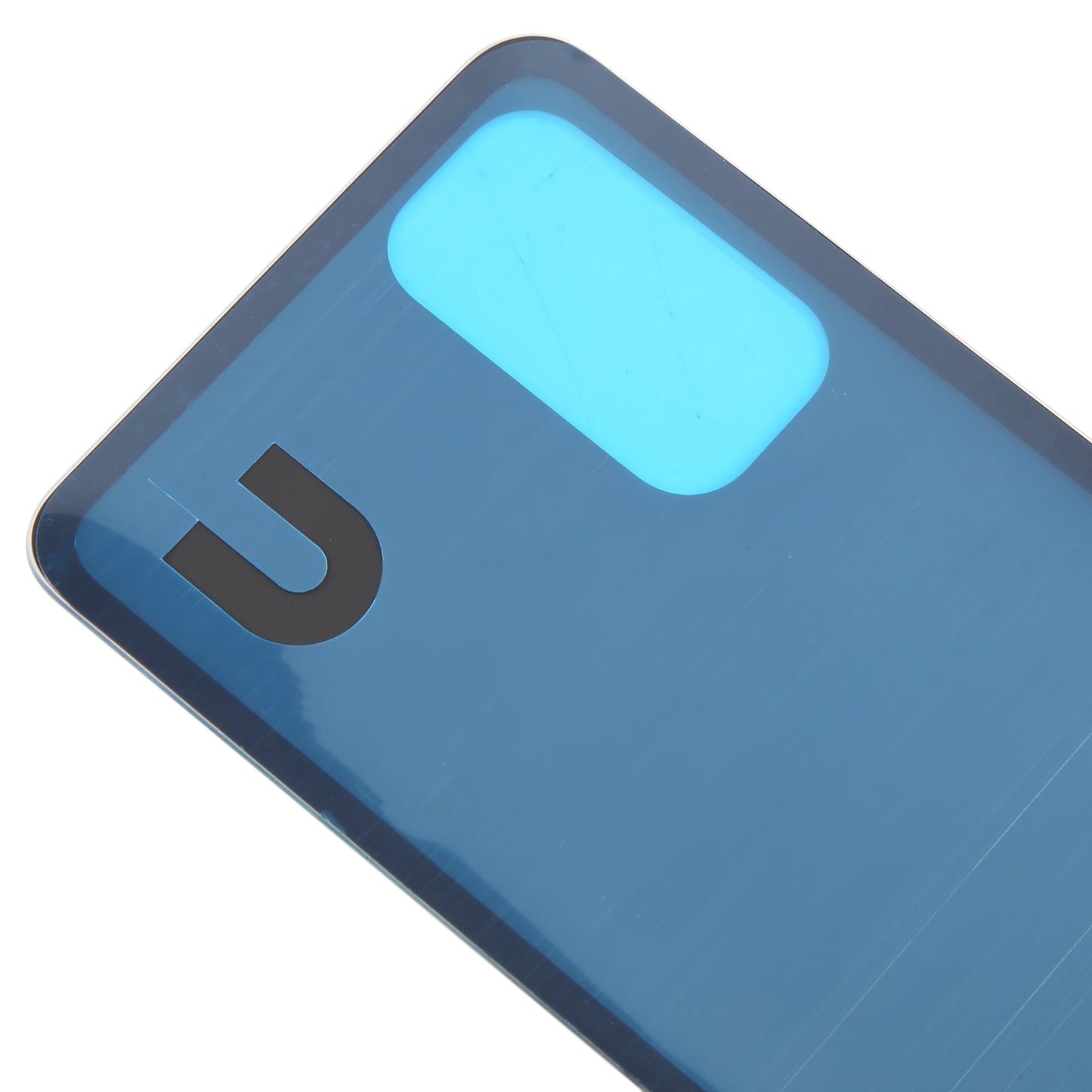 For OPPO Find X3 Lite Glass Material Battery Back Cover(Bright Silver)