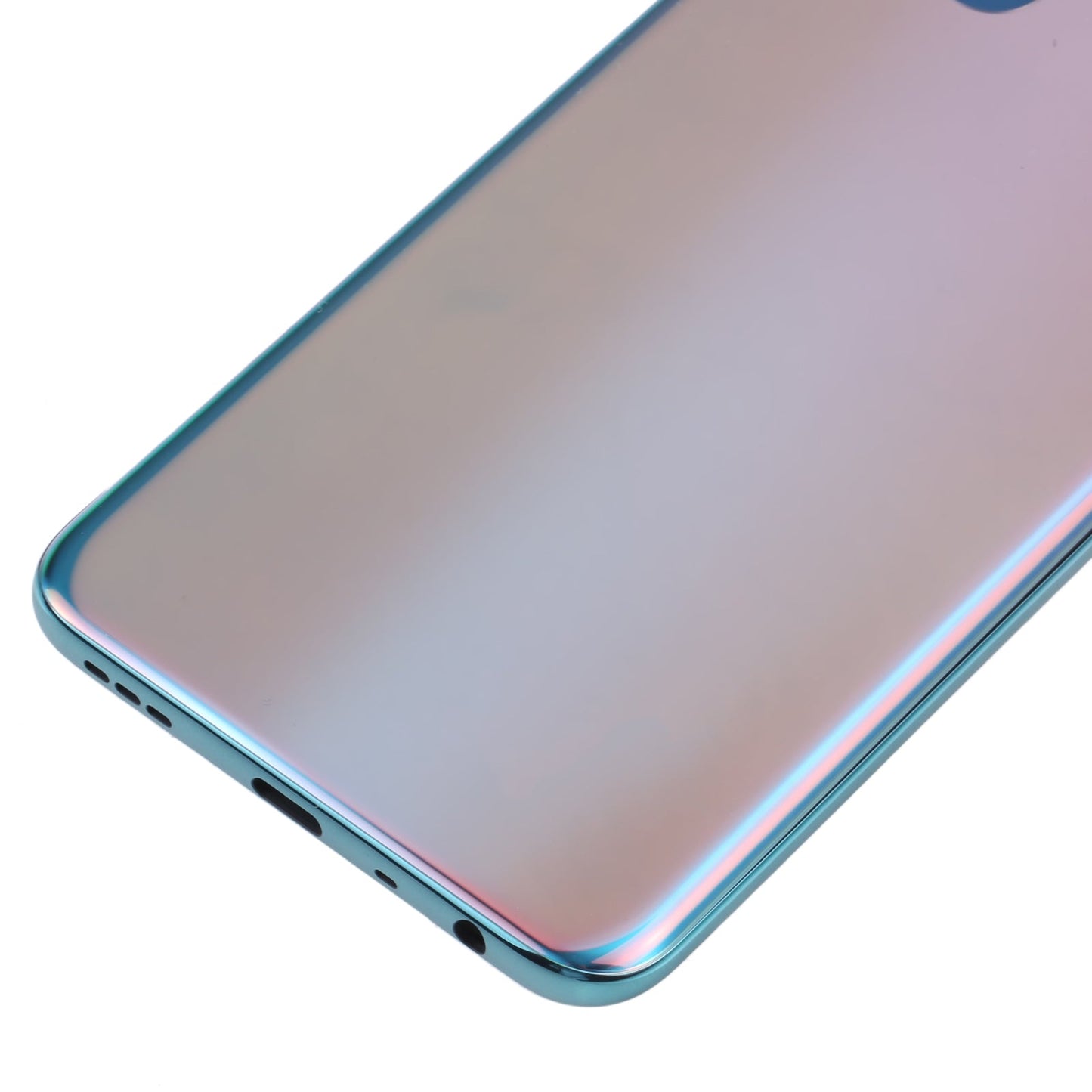 For OPPO A93 5G Battery Back Cover with Middle Frame(Blue)