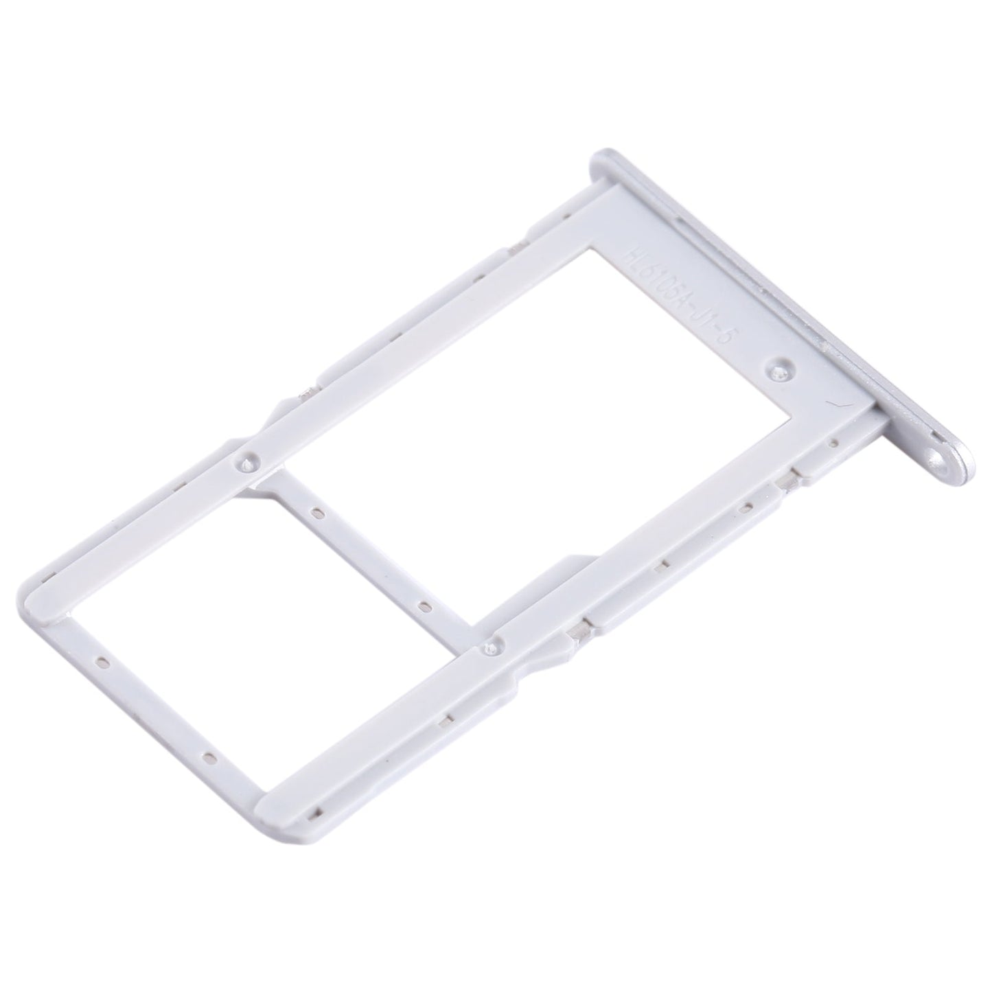 For Huawei nova Y70 Plus SIM + SIM / Micro SD Card Tray (Silver)