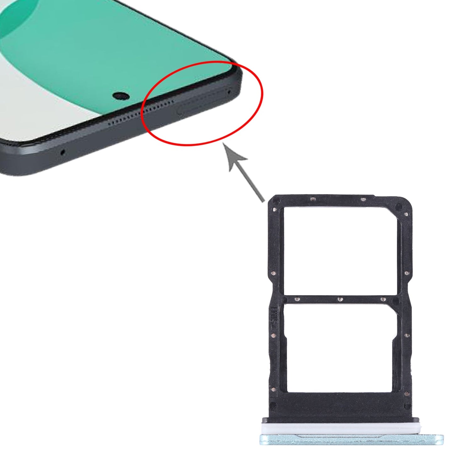 For Huawei Enjoy 60 Pro SIM + SIM Card Tray (Green)