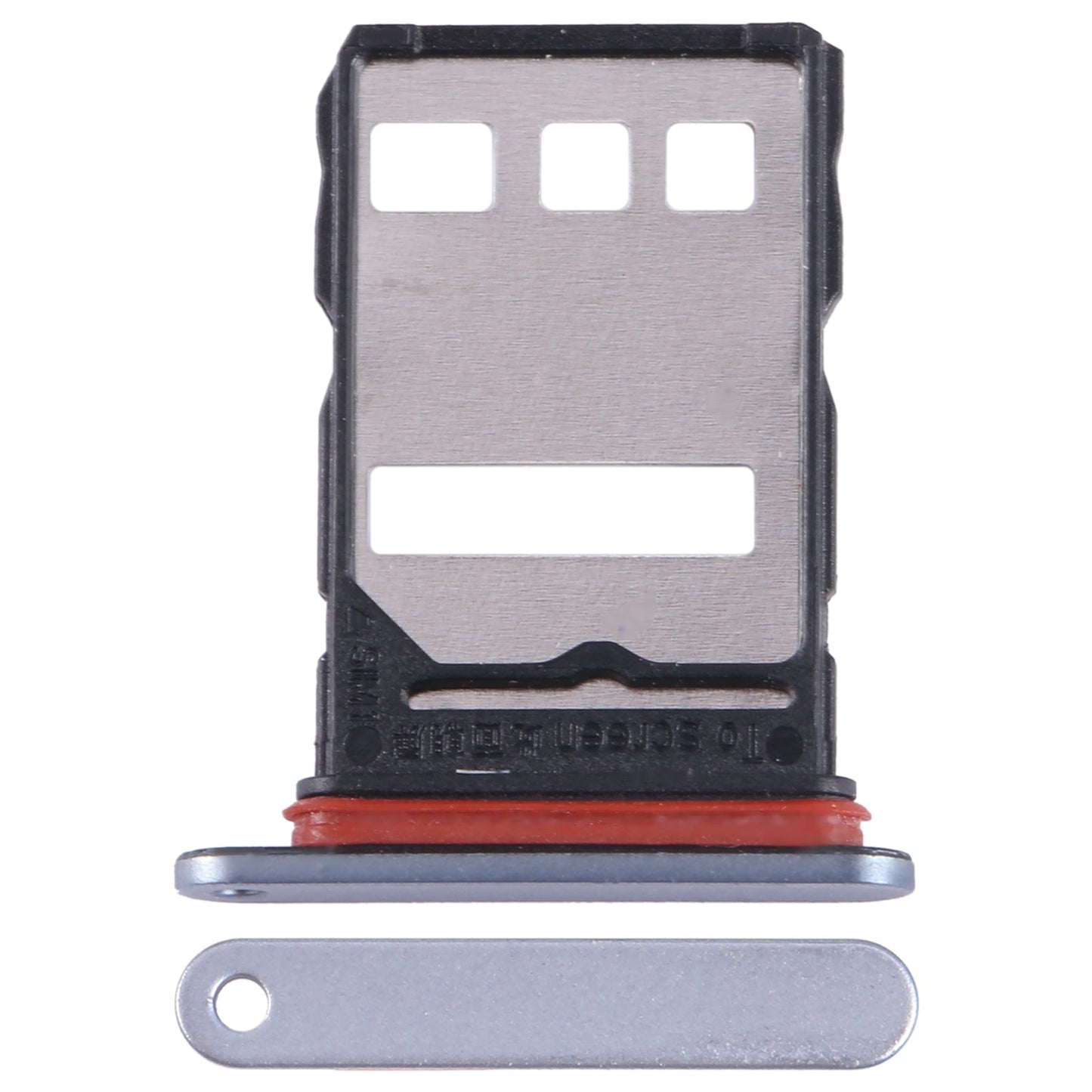 For Huawei Enjoy 50 Plus SIM Card Tray (Silver)