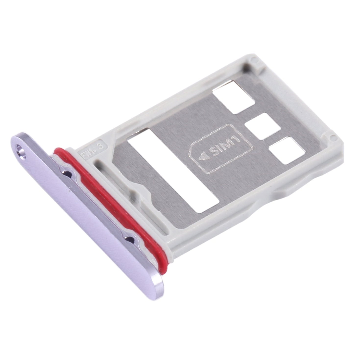 For Huawei Mate 50 SIM + NM Card Tray (Purple)