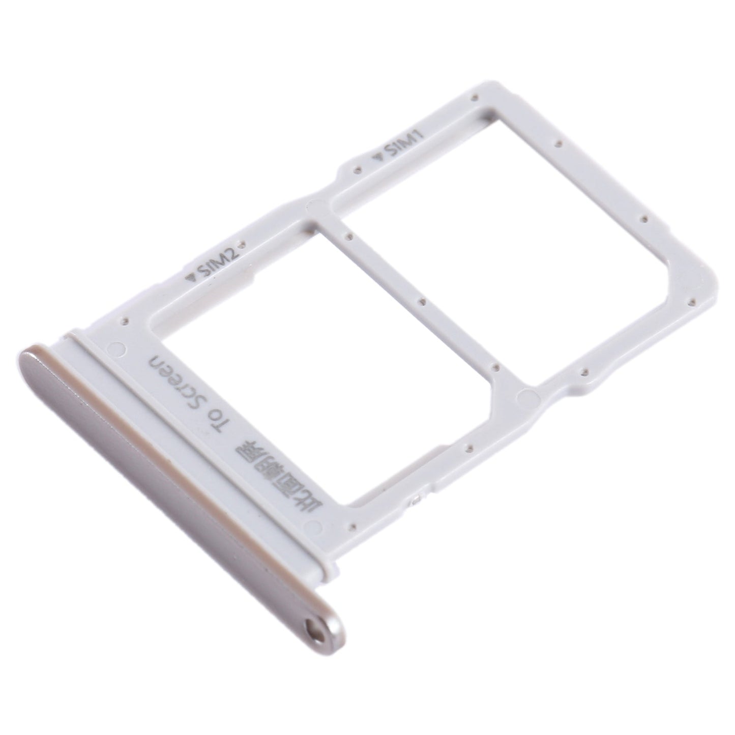 For Honor V40 Lite SIM + SIM Card Tray (Silver)