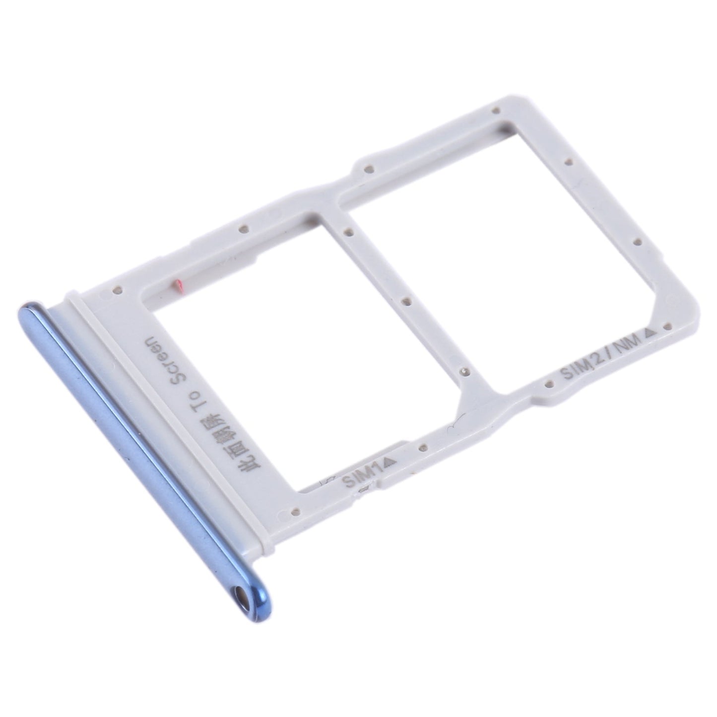 For Honor X30 Max SIM + SIM / NM Card Tray (Silver)