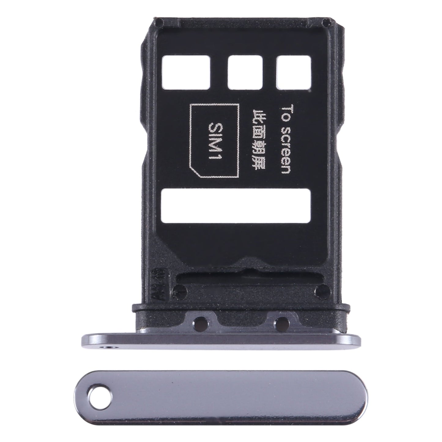 For Honor Magic4 SIM + SIM Card Tray (Black)