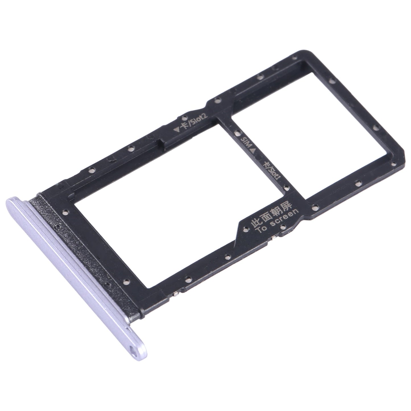 For Honor Play 20A SIM + SIM / Micro SD Card Tray (Purple)