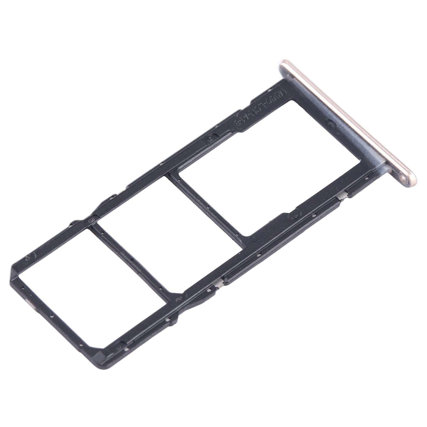 For Honor X10 Lite SIM + SIM + Micro SD Card Tray (Gold)