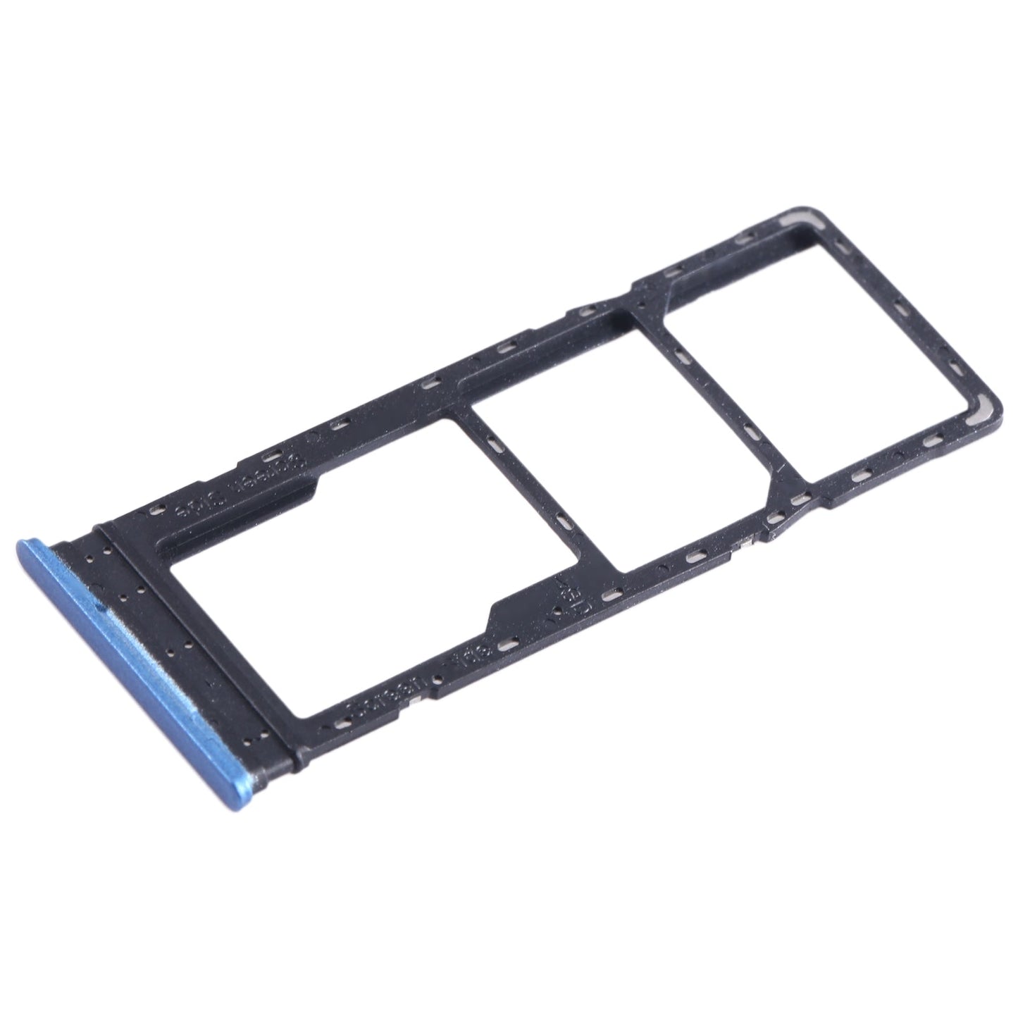 For Tecno Pova Neo SIM Card Tray + SIM Card Tray + Micro SD Card Tray (Blue)