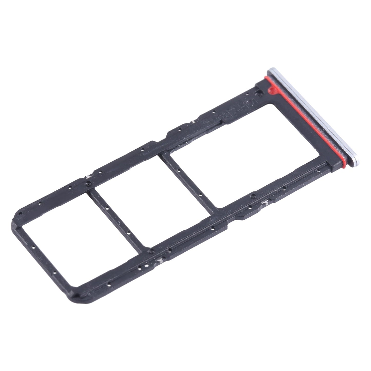 For Tecno Spark 10 Pro KI7 SIM Card Tray + SIM Card Tray + Micro SD Card Tray (White)