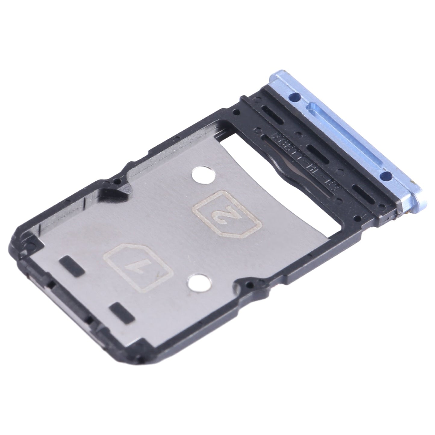 For Infinix Zero X Pro X6810 SIM Card Tray + SIM Card Tray + Micro SD Card Tray (Blue)