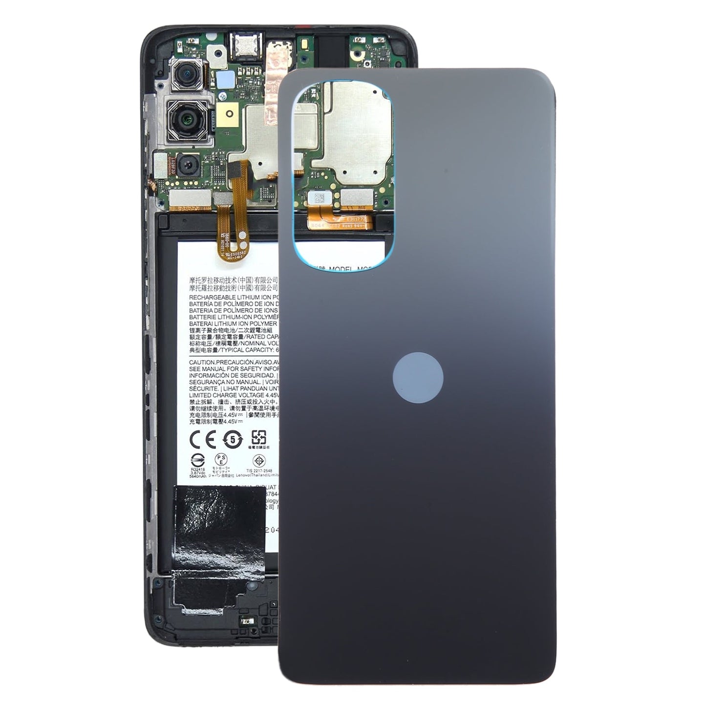 For Motorola Edge 30 Original Battery Back Cover(Grey)