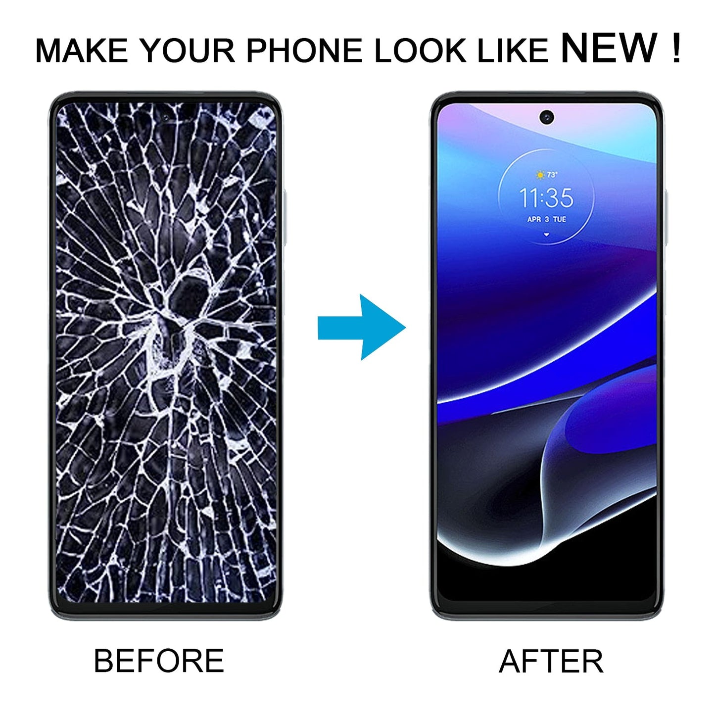 For Motorola Moto G Stylus 5G 2022 OEM LCD Screen Digitizer Full Assembly with Frame (Blue)