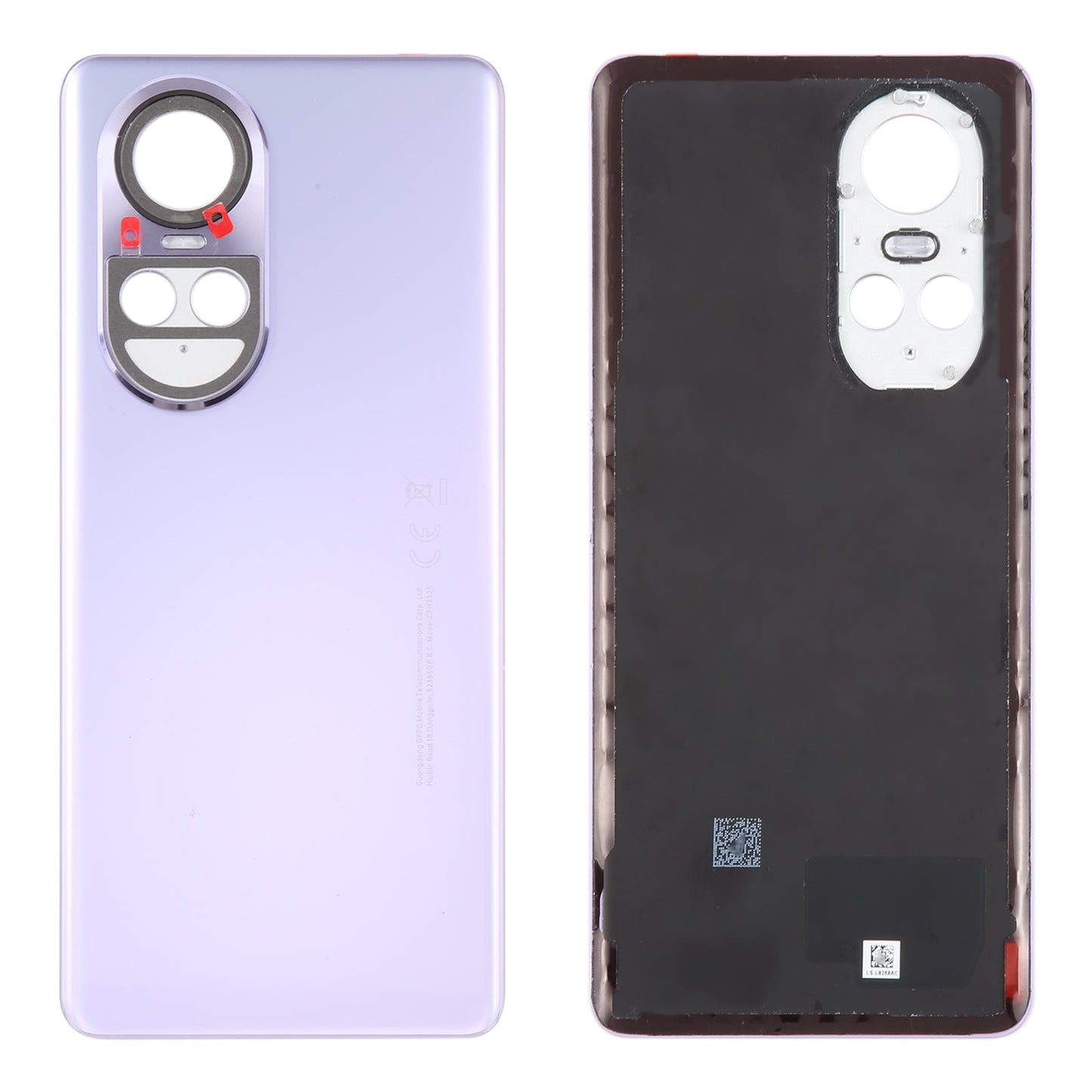 For OPPO Reno10 5G Original Battery Back Cover(Purple)