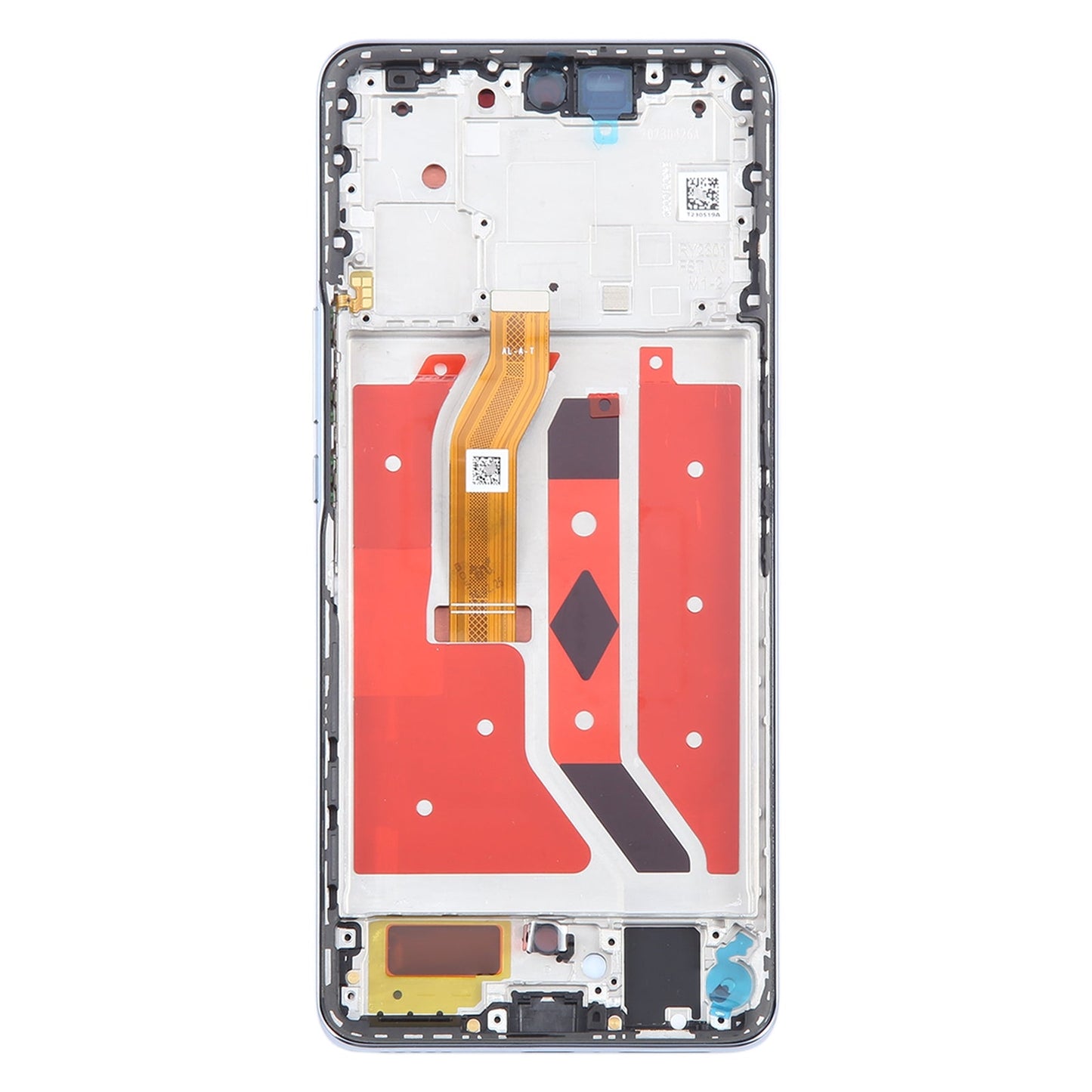For Honor X50 Original LCD Screen Digitizer Full Assembly with Frame (Silver)