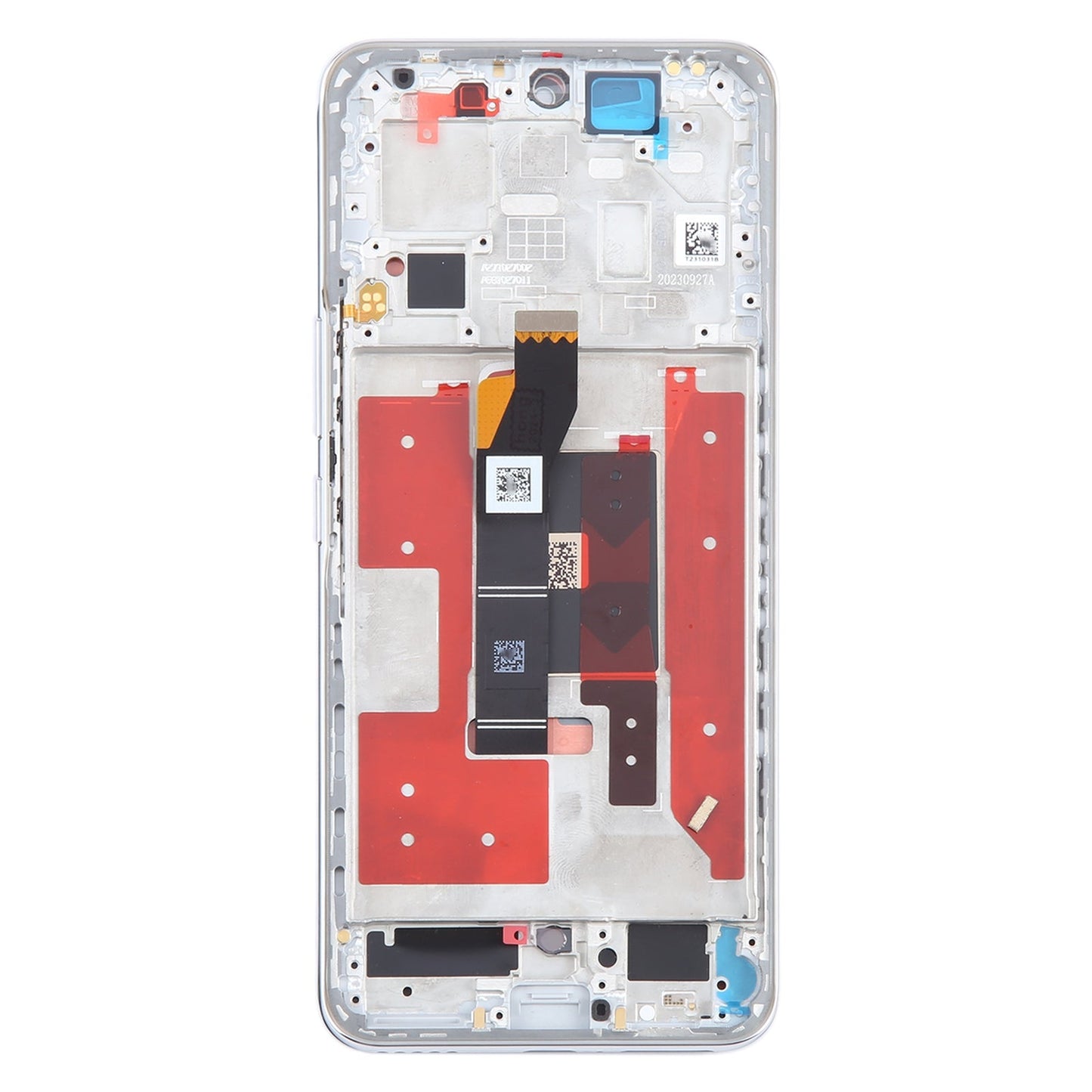 For Honor 100 Original LCD Screen Digitizer Full Assembly with Frame (Silver)