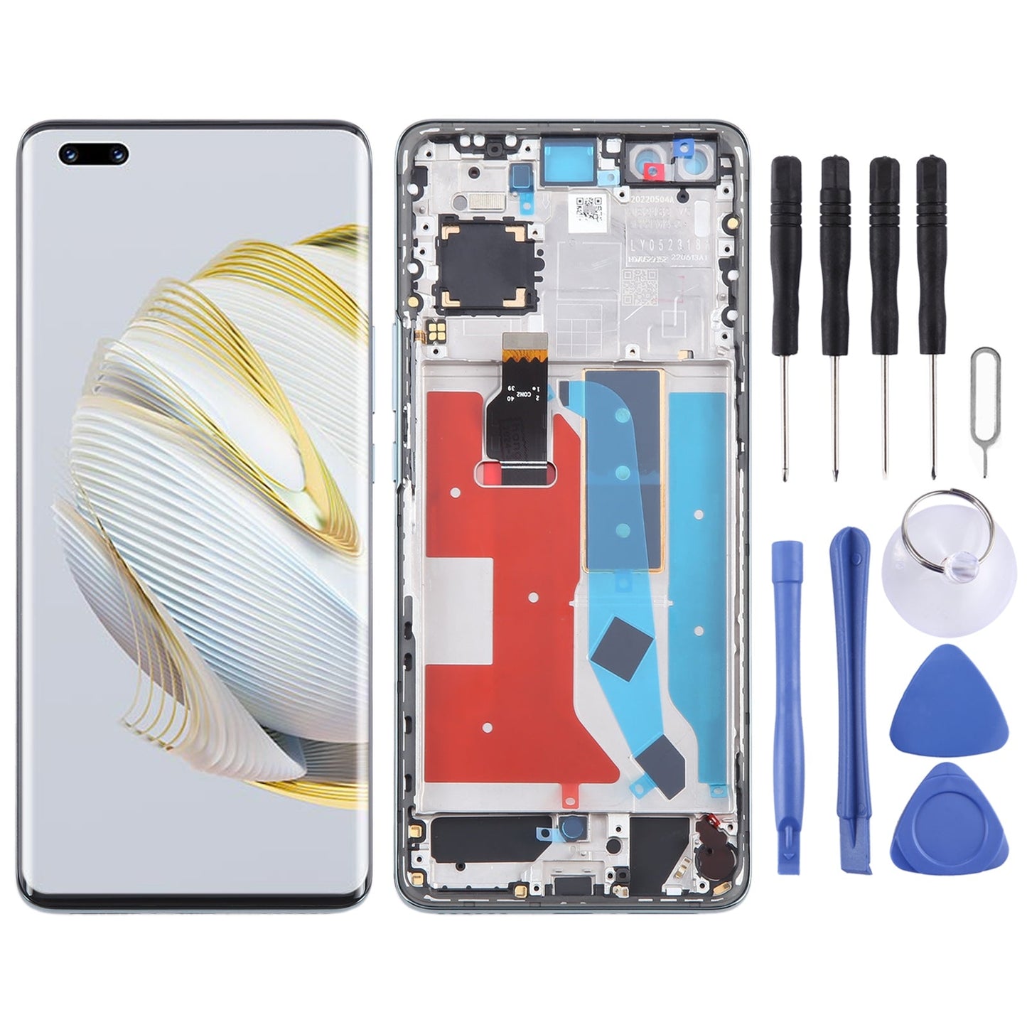 For Huawei Nova 10 Pro Original LCD Screen Digitizer Full Assembly with Frame (Green)