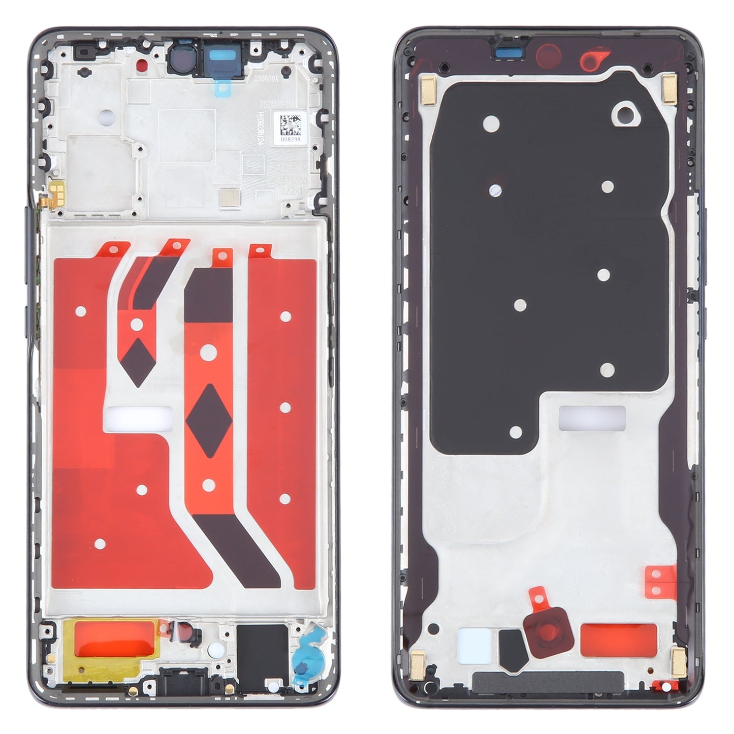 For Honor Magic6 Lite Original Middle Frame Bezel Plate (Black)