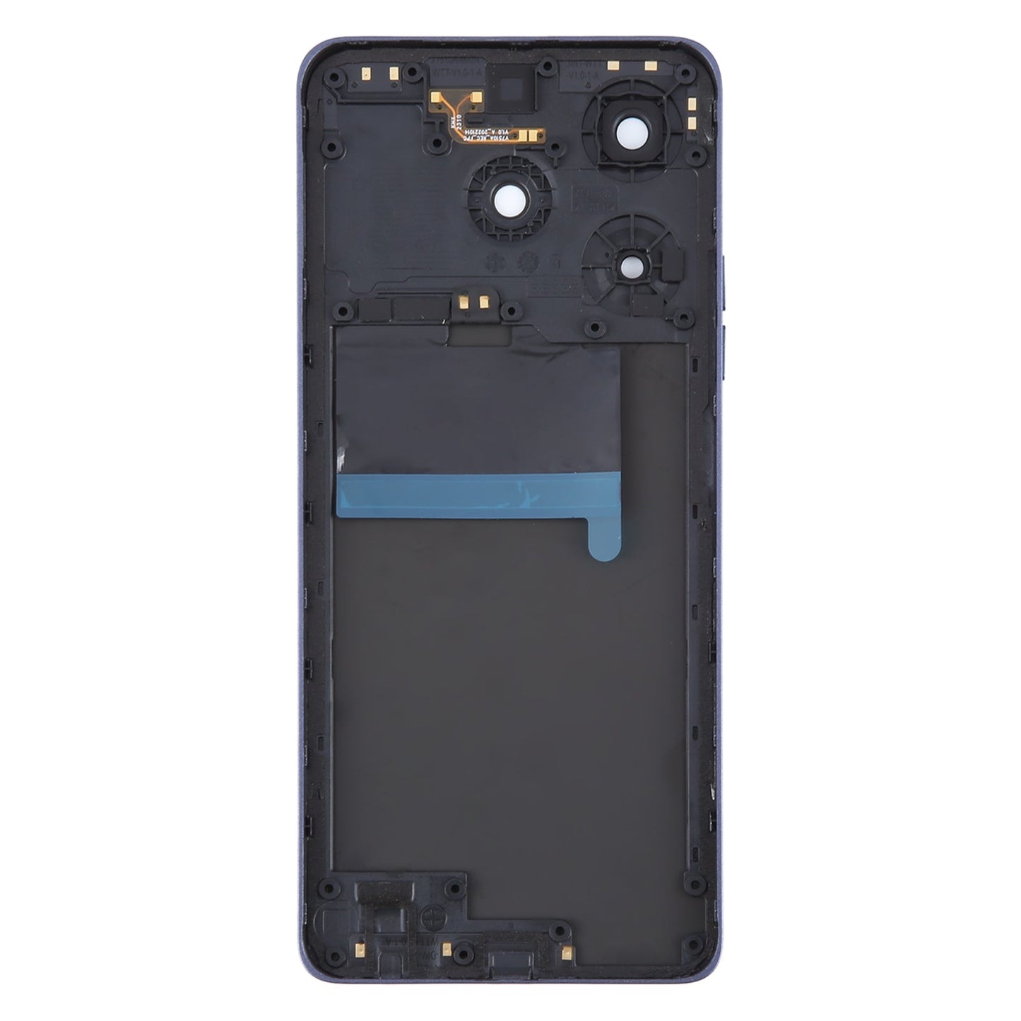 For Tecno Spark 10 Pro KI7 Original Battery Back Cover(Black)