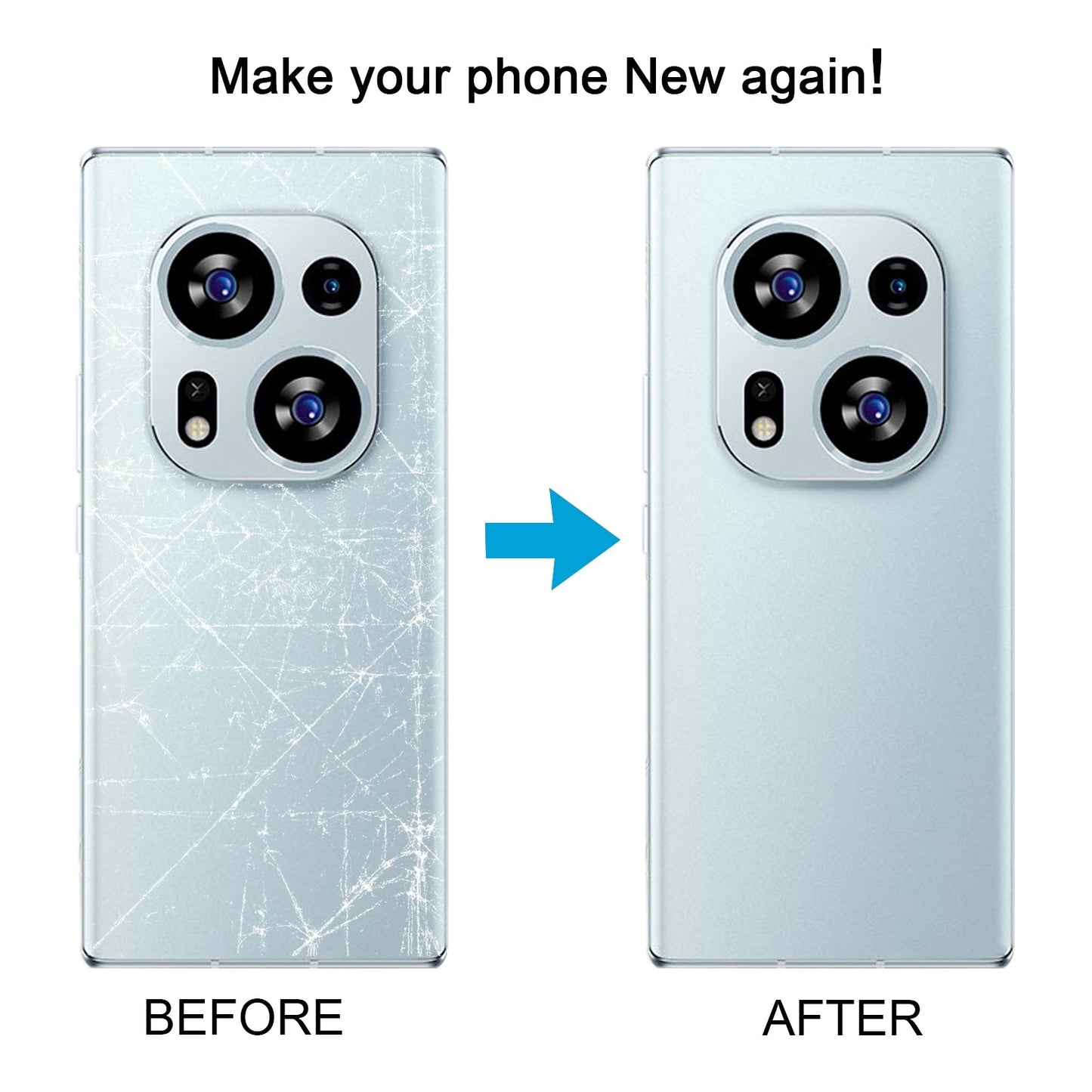 For Tecno Phantom X2 AD8 Original Battery Back Cover(Black)