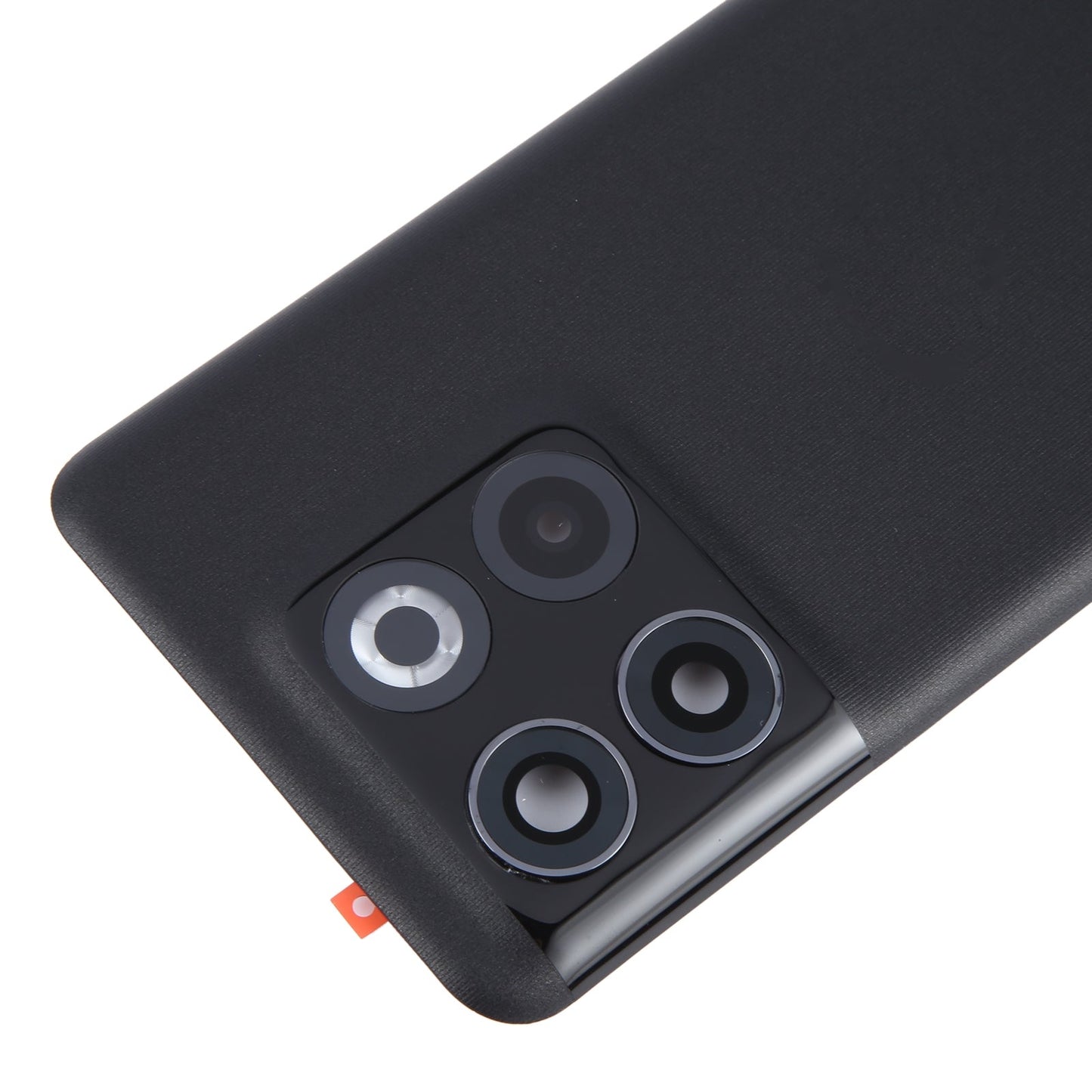For OnePlus 10T Battery Back Cover with Camera Lens Cover(Black)