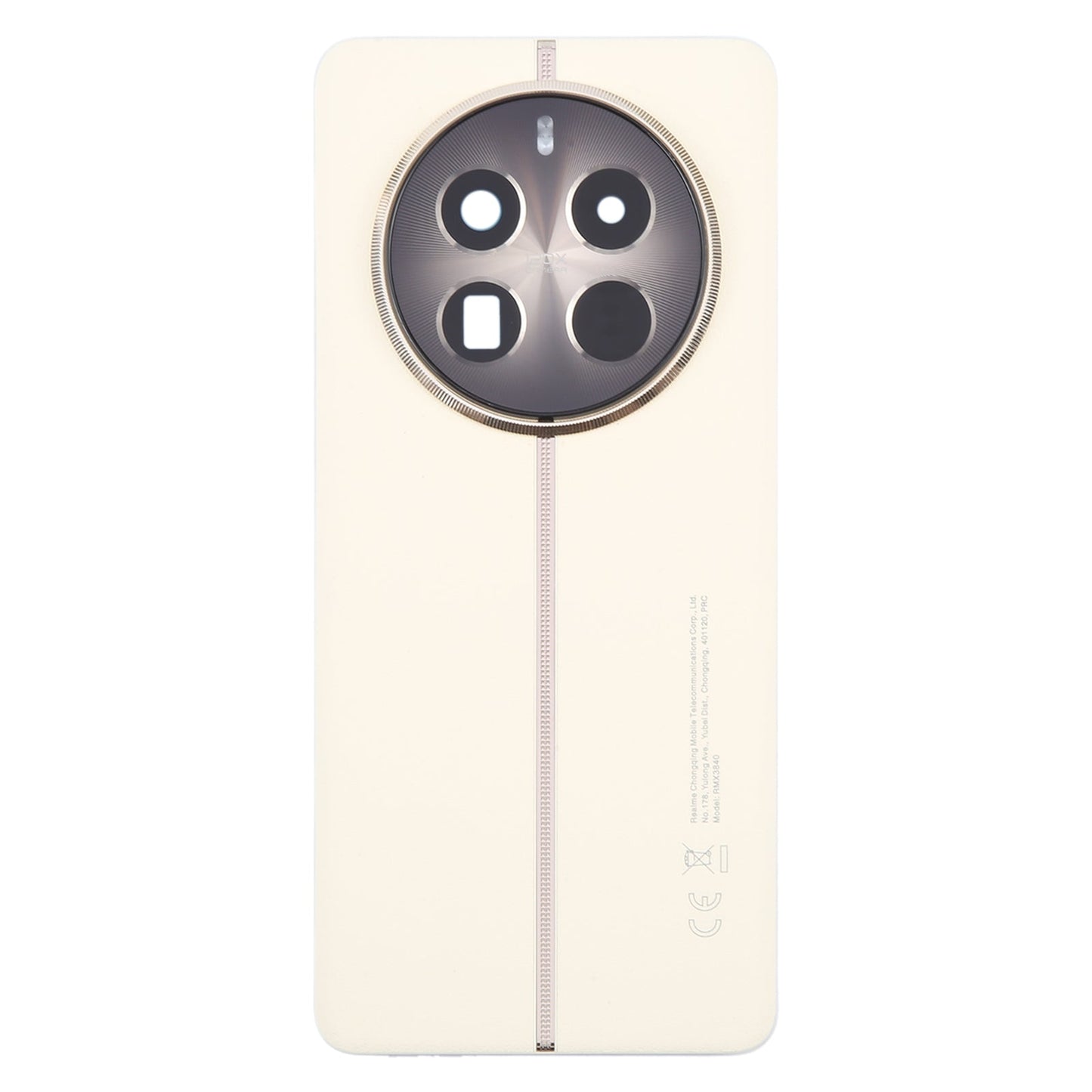 For Realme 12 Pro+ Original Battery Back Cover with Camera Lens Cover(White)