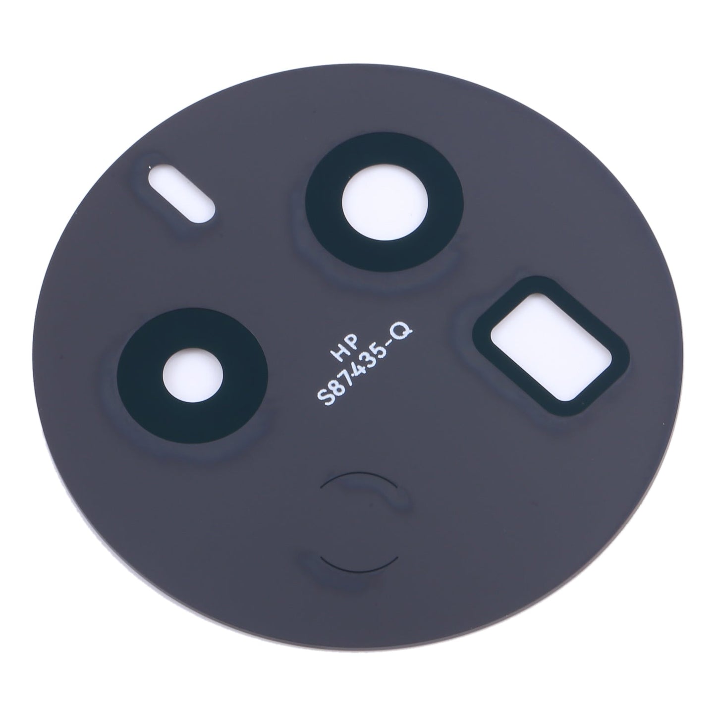 For Realme 12 Pro+ 10pcs Original Back Camera Lens (Black)