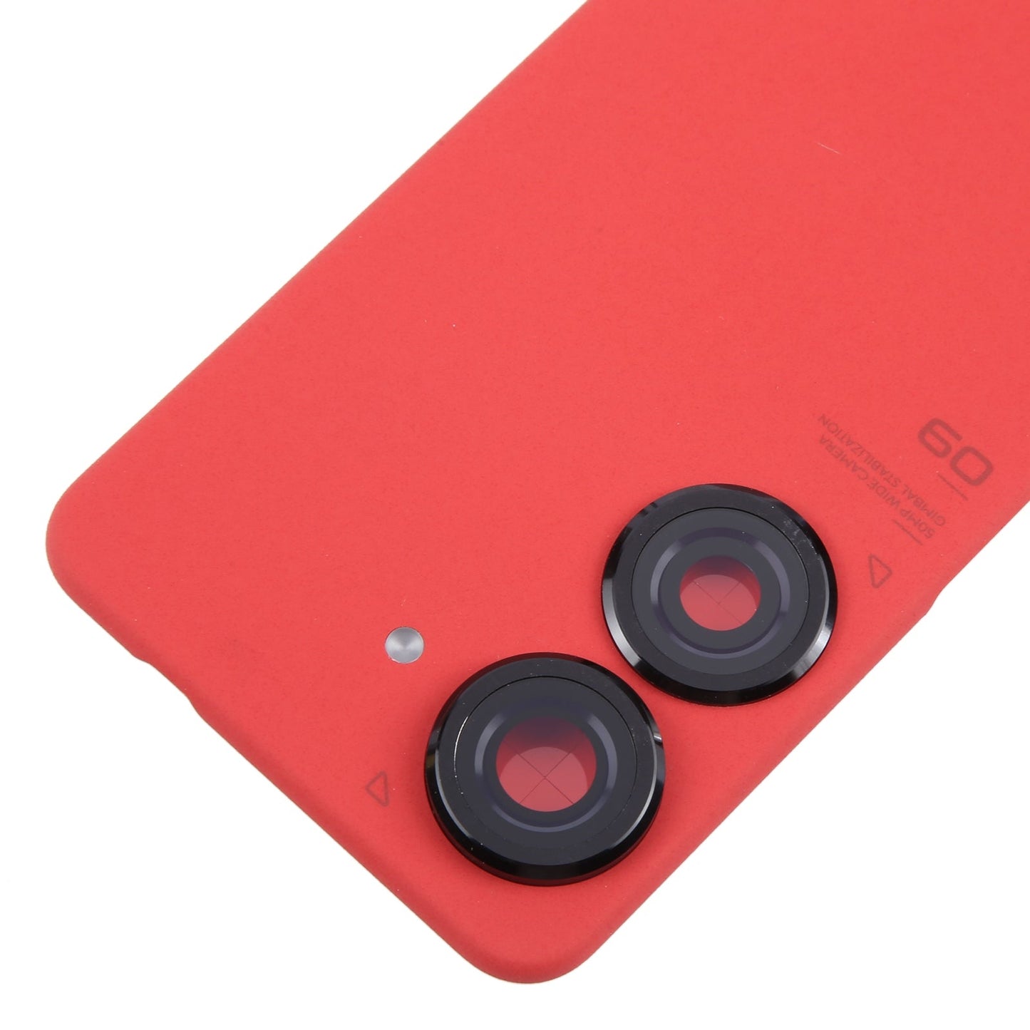 For Asus Zenfone 9 AI2202 Original Battery Back Cover with Camera Lens Cover(Red)