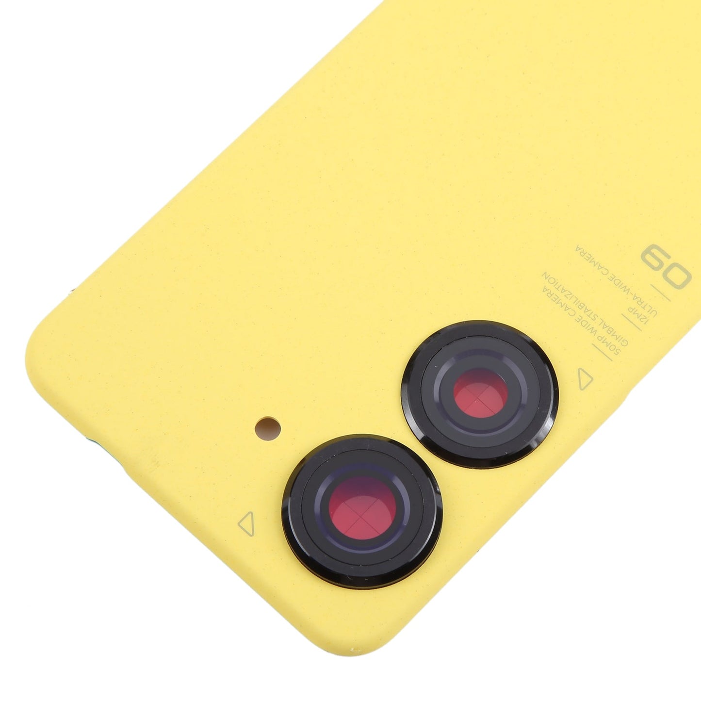 For Asus Zenfone 9 AI2202 Original Battery Back Cover with Camera Lens Cover(Yellow)
