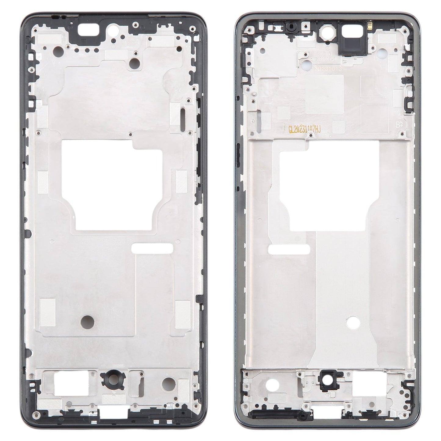 For Motorola Edge 40 Neo Original Front Housing LCD Frame Bezel Plate (Black)