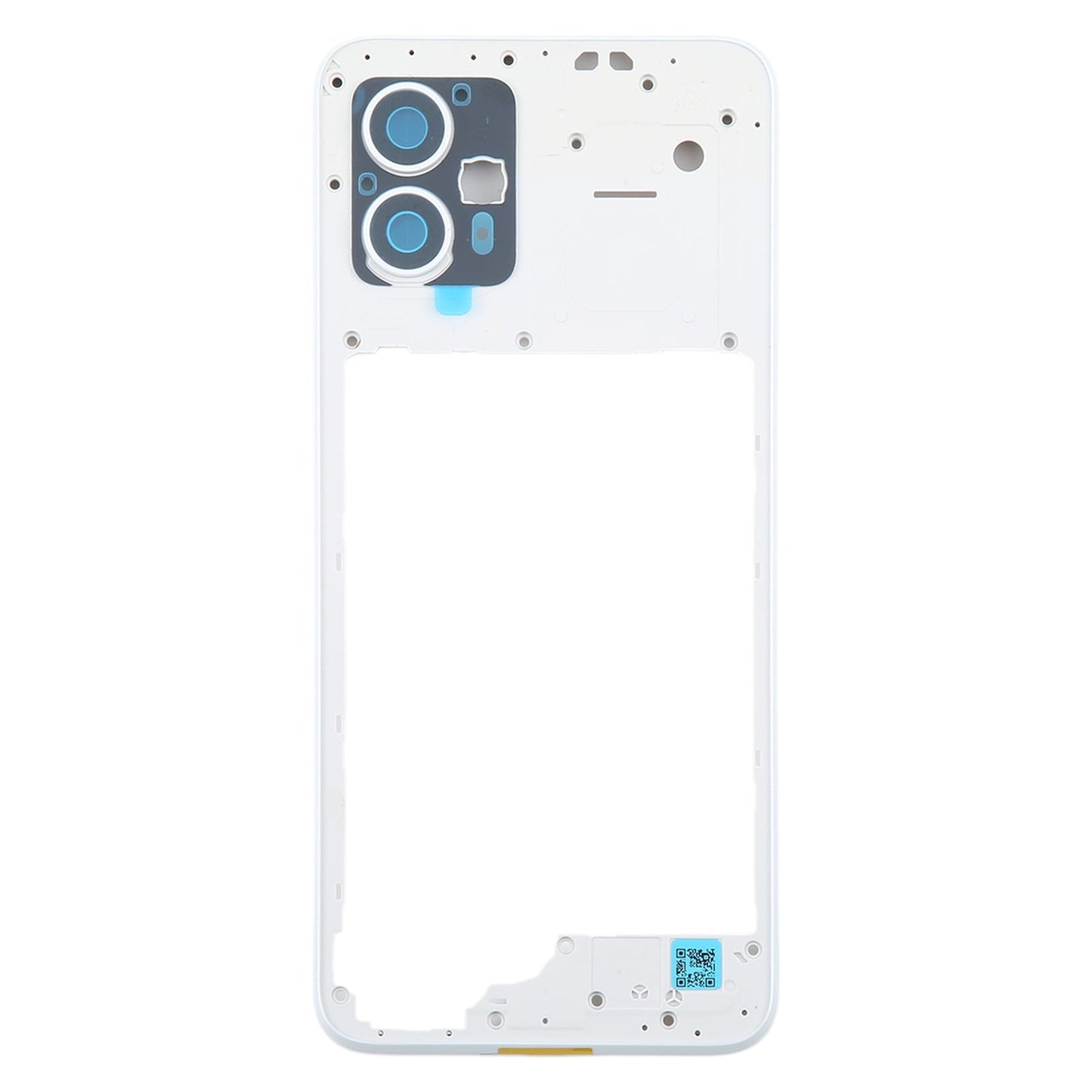 For Motorola Moto G23 Original Middle Frame Bezel Plate (White)