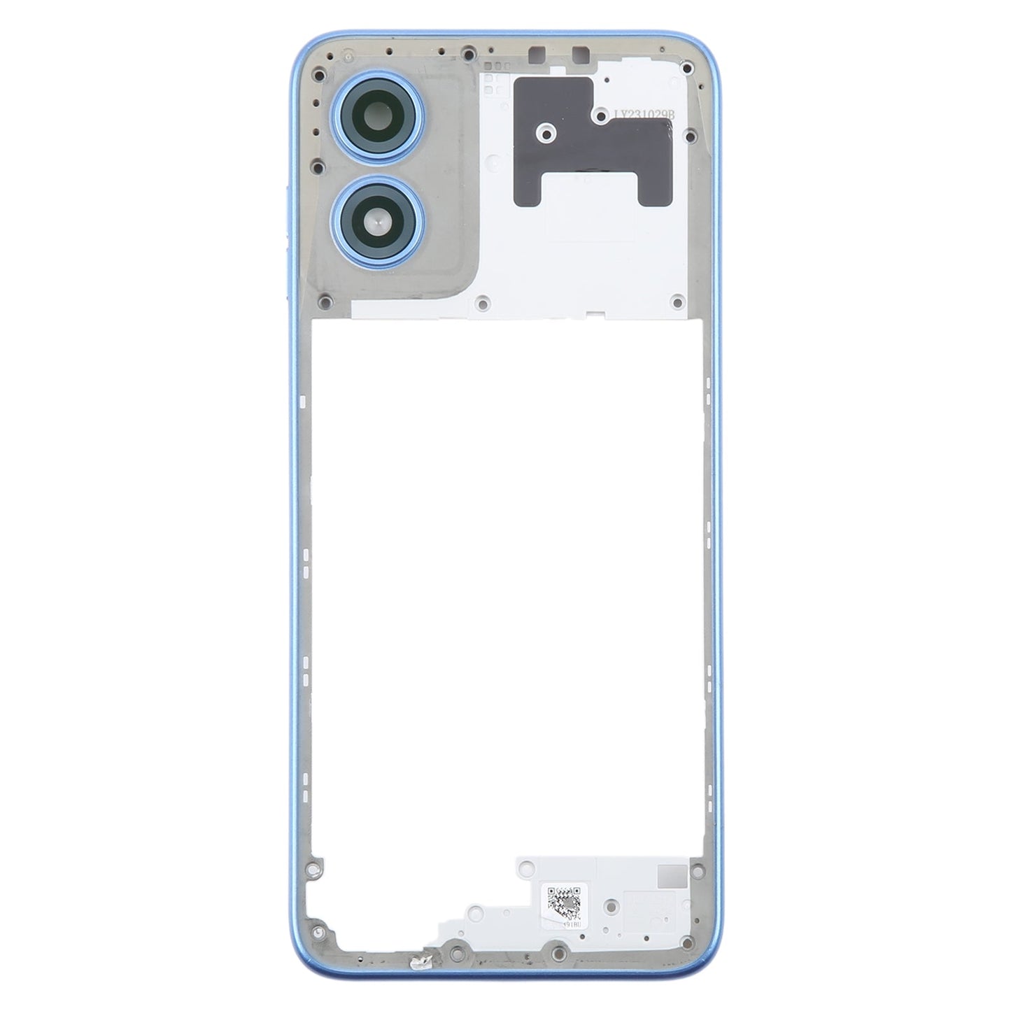 For Motorola Moto G Play 2024 Original Middle Frame Bezel Plate (Blue)