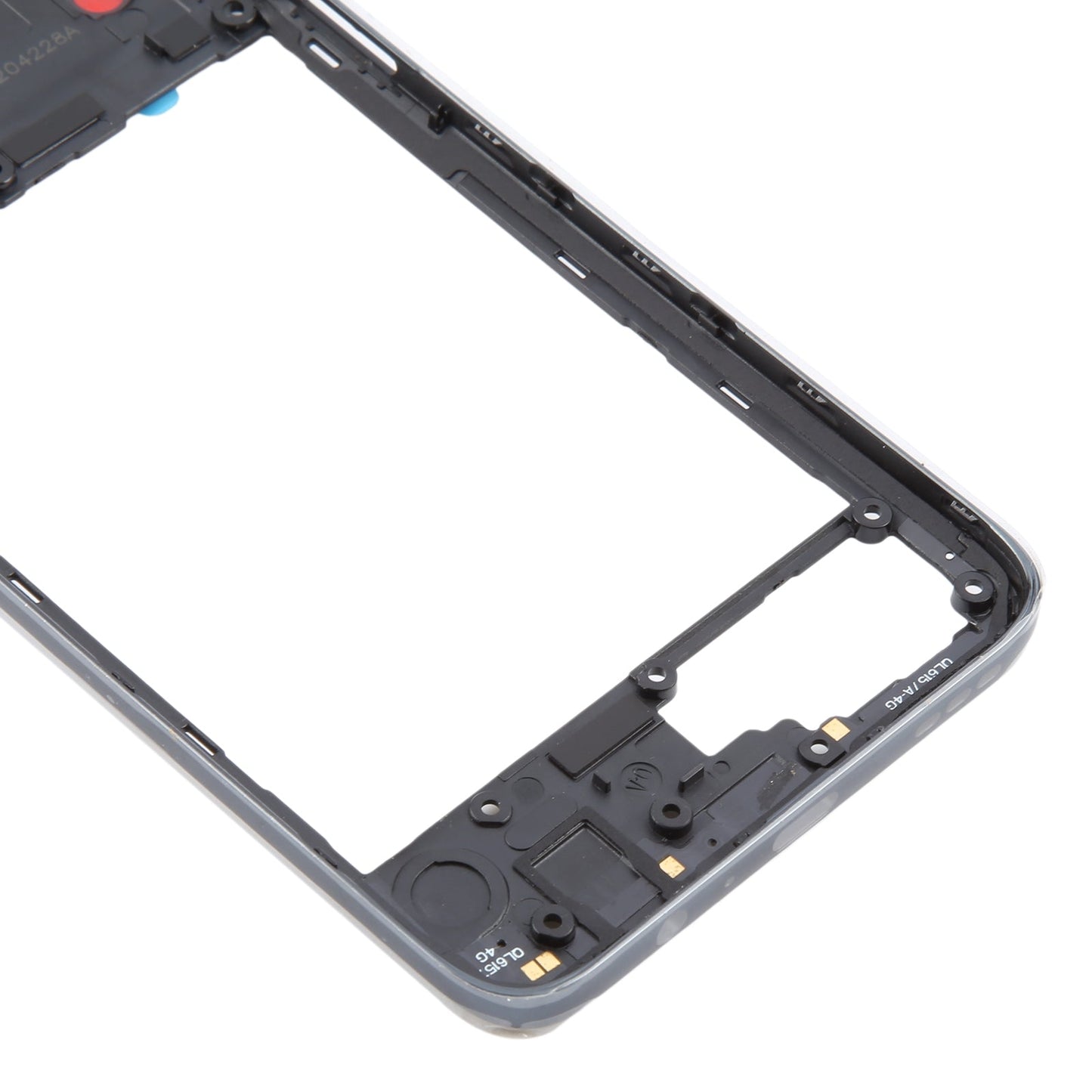 For Motorola Moto G52 Original Middle Frame Bezel Plate (Black)