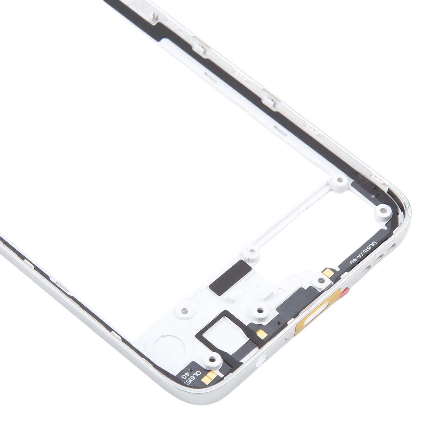 For Motorola Moto G52 Original Middle Frame Bezel Plate (Silver)