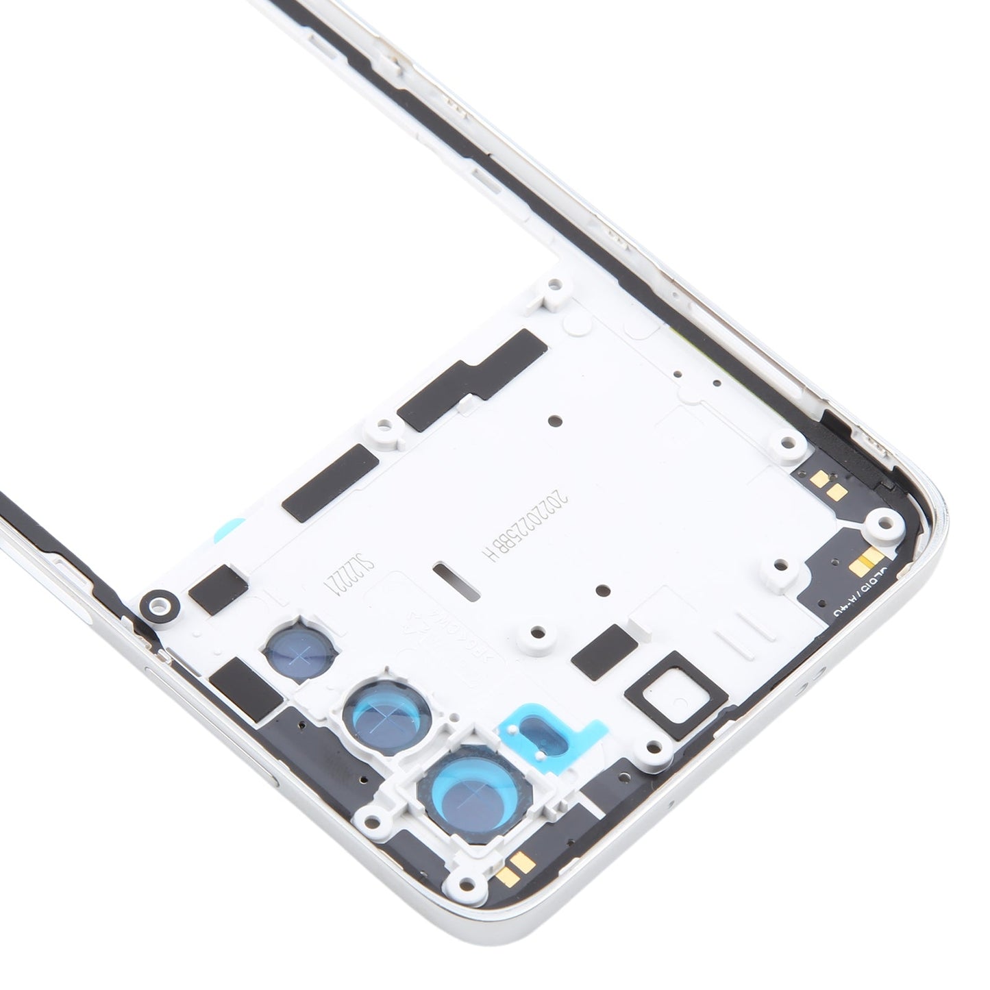 For Motorola Moto G52 Original Middle Frame Bezel Plate (Silver)