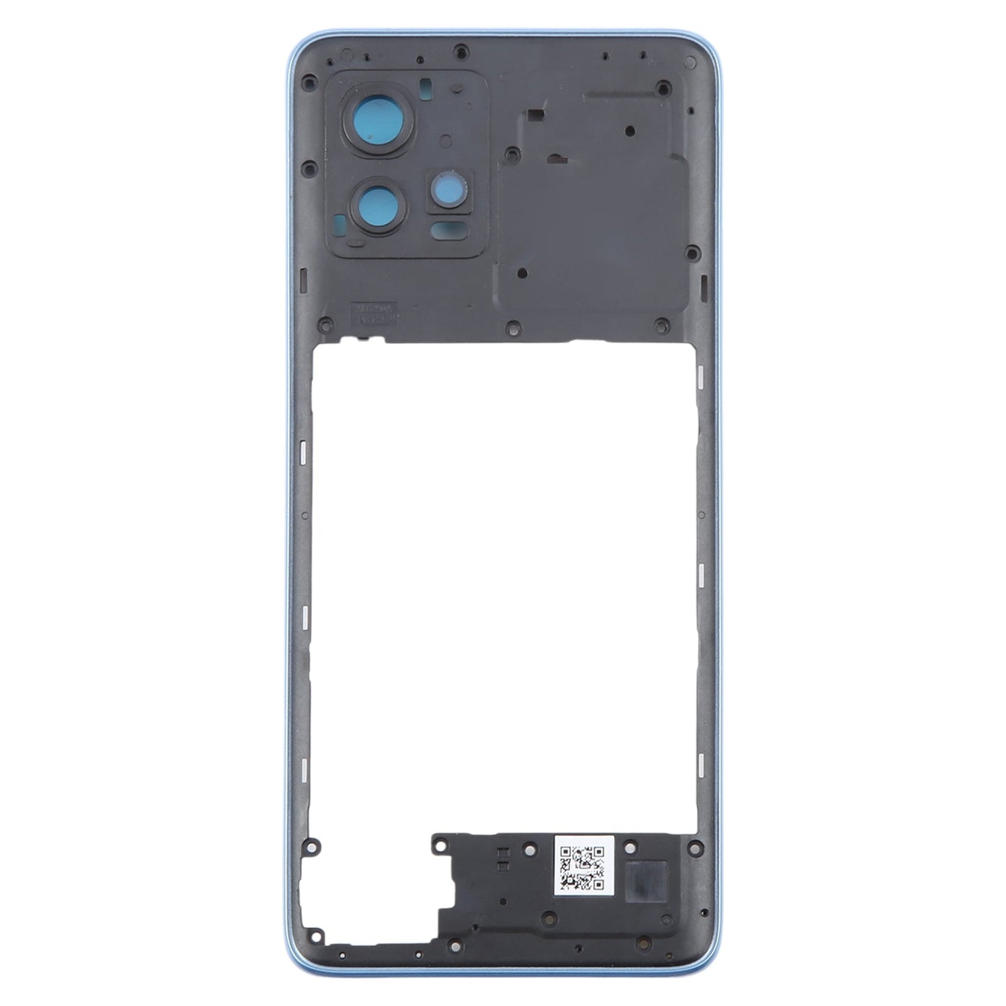 For Motorola Moto G72 Original Middle Frame Bezel Plate (Blue)