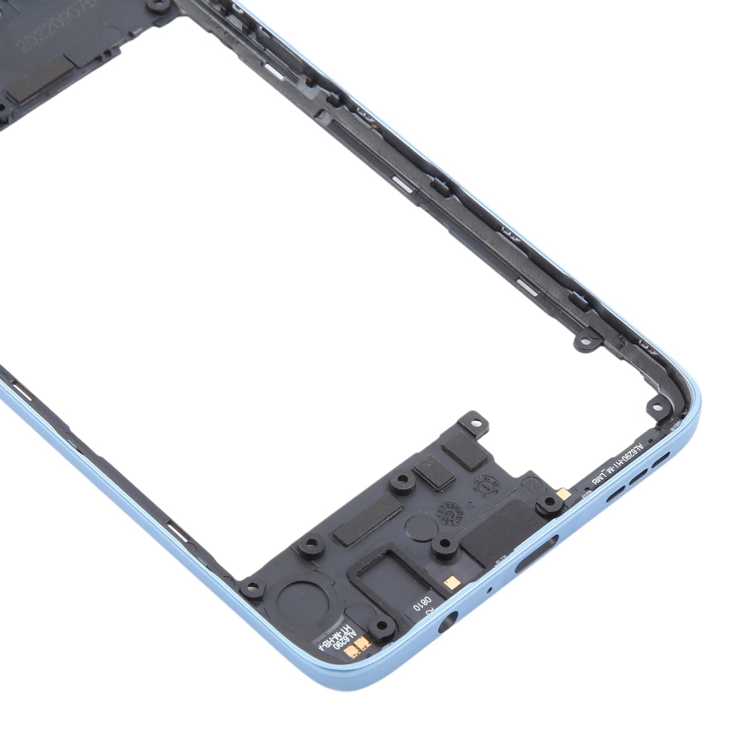 For Motorola Moto G72 Original Middle Frame Bezel Plate (Blue)