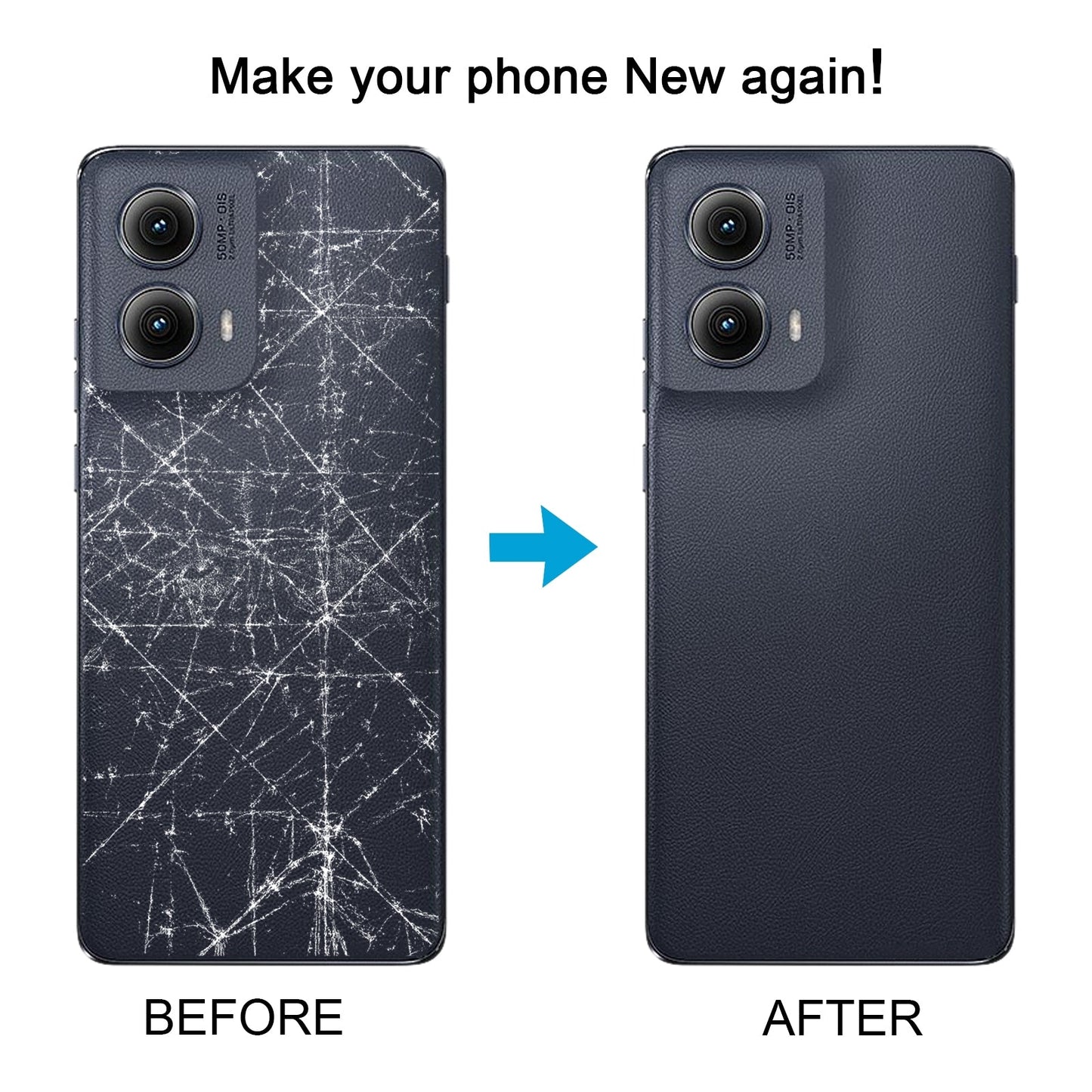 For Motorola Edge 2024 Original Battery Back Cover(Black)